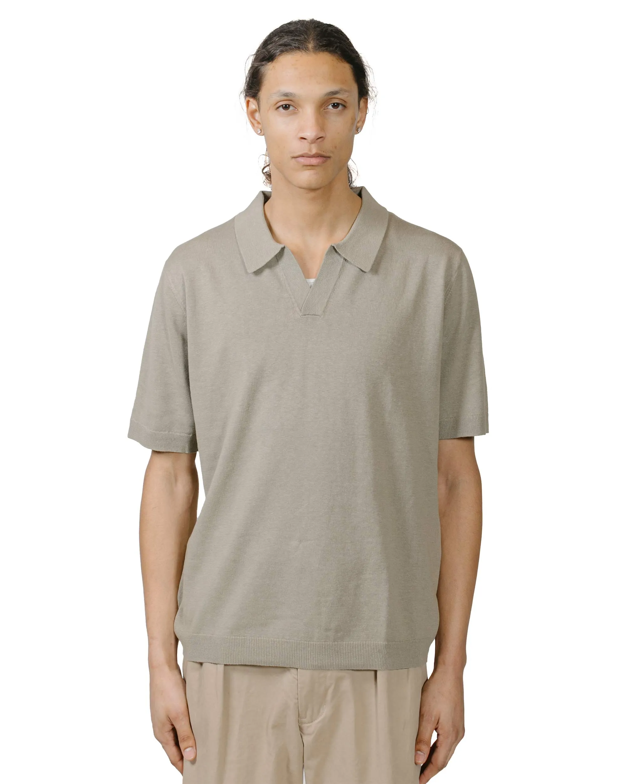 Norse Projects Leif Cotton Linen Polo Clay sold by Lost & Found product image thumbnail 2