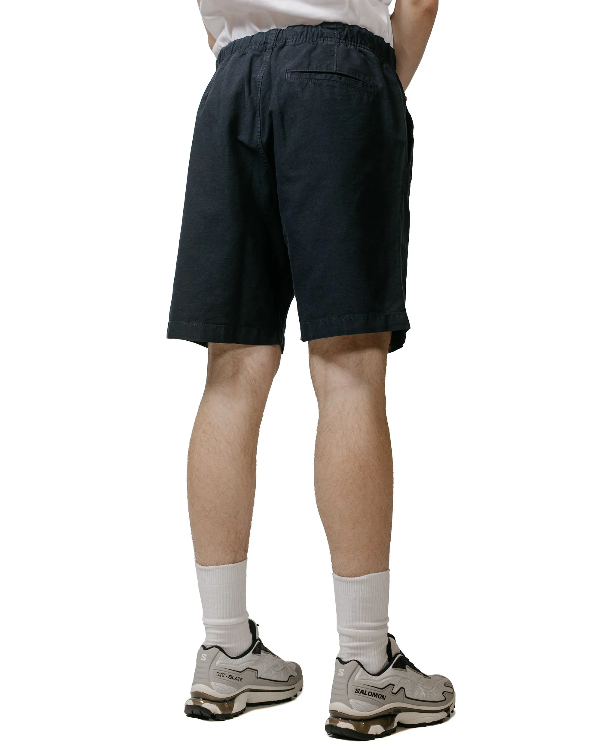 Norse Projects Ezra Relaxed Cotton Linen Short Dark Navy sold by Lost & Found product image thumbnail 3