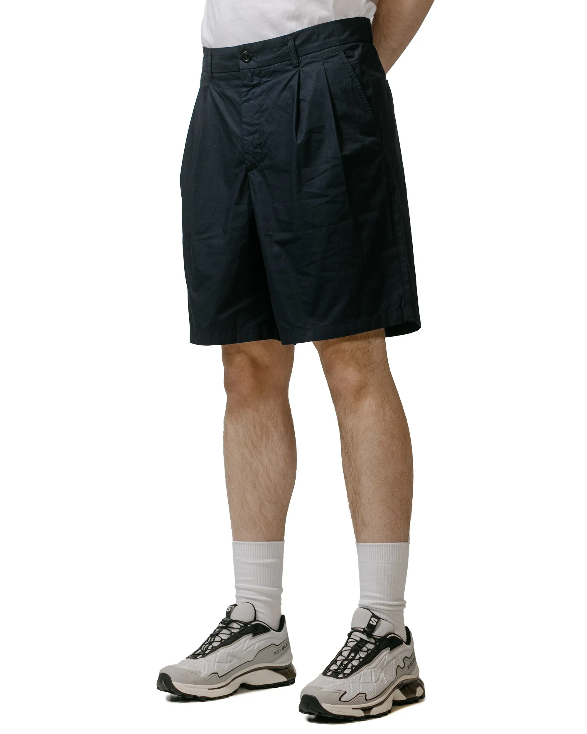 Norse Projects Benn Relaxed Typewriter Pleated Short Dark Navy sold by Lost & Found product image thumbnail 2
