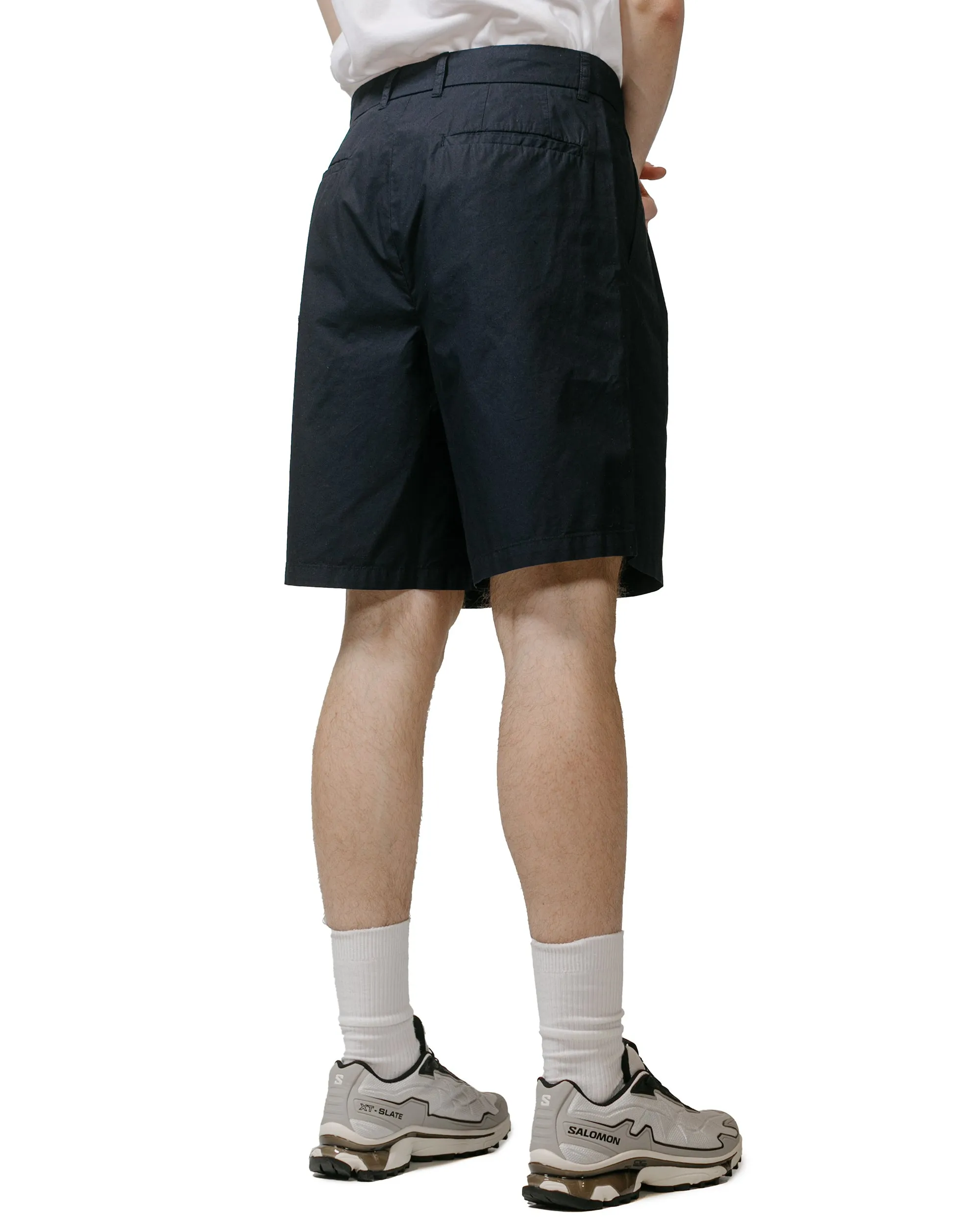 Norse Projects Benn Relaxed Typewriter Pleated Short Dark Navy sold by Lost & Found product image thumbnail 3