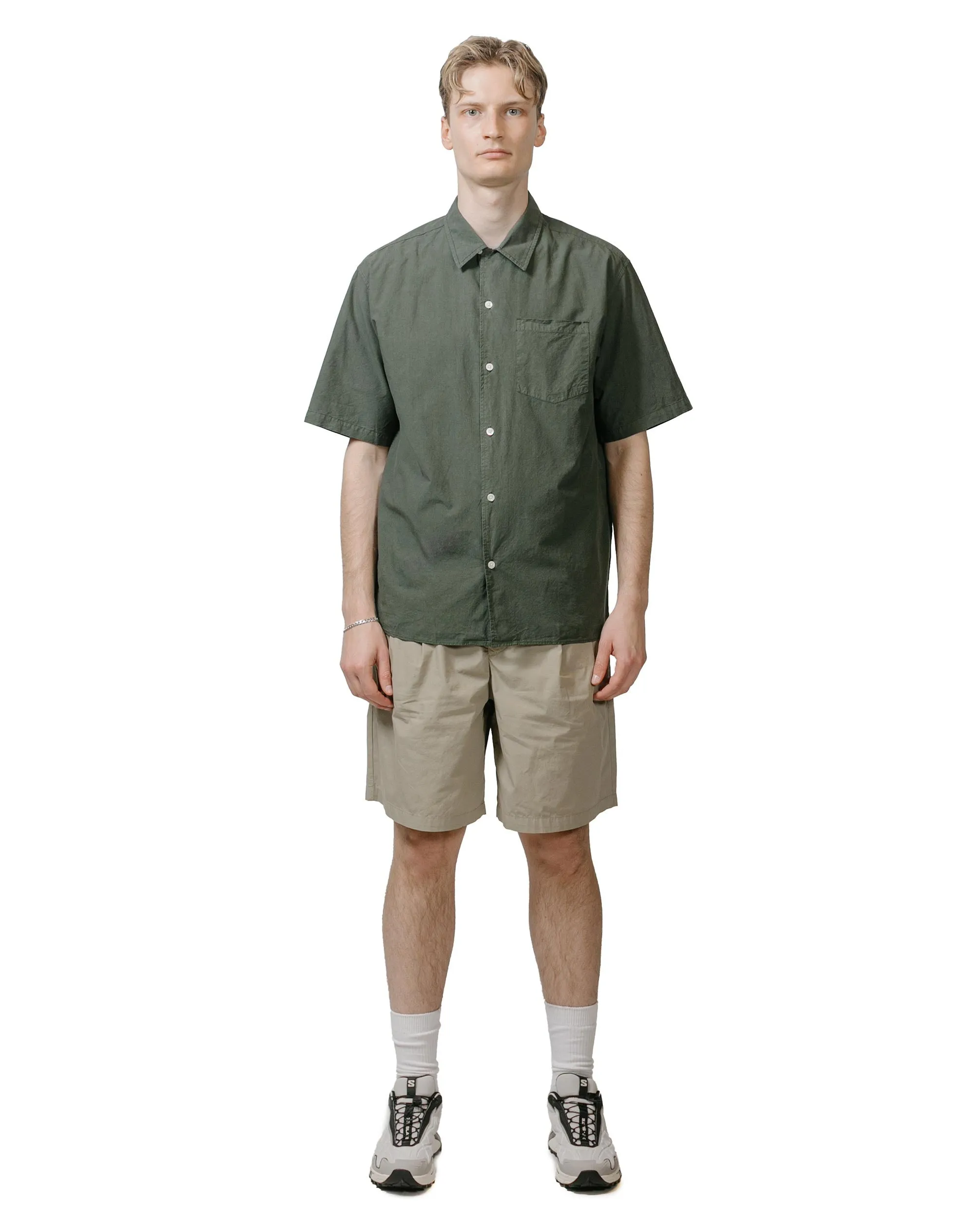 Norse Projects Benn Relaxed Typewriter Pleated Short Clay sold by Lost & Found product image thumbnail 4