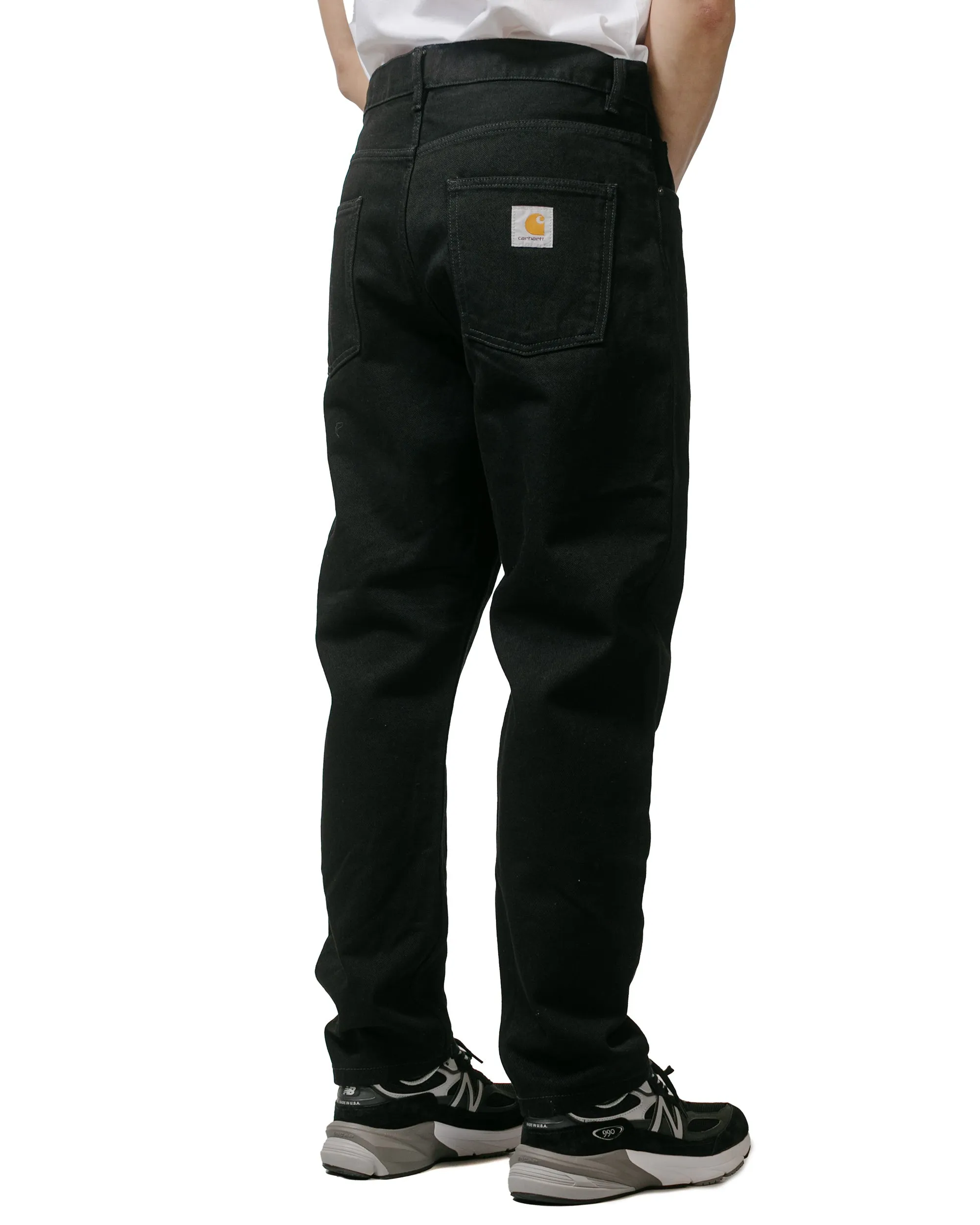 Carhartt W.I.P. Newel Pant Denim Black One Wash sold by Lost & Found product image thumbnail 3