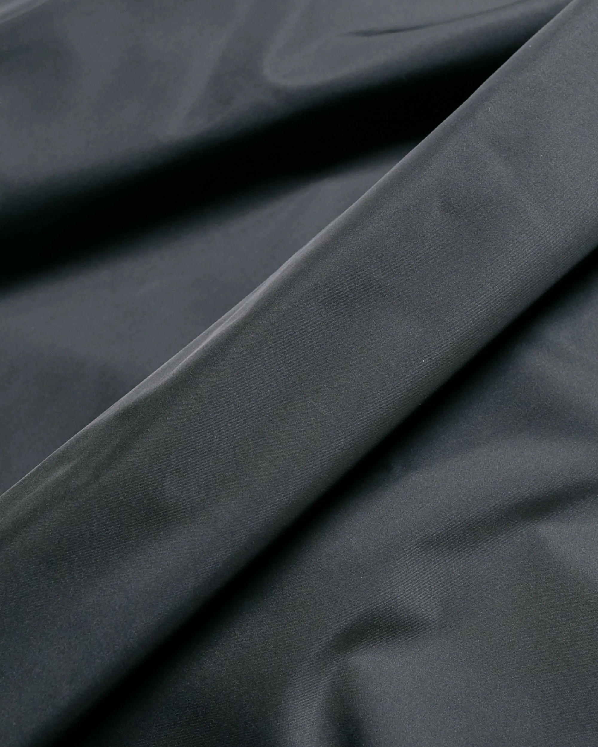 Auralee Hard Twist Polyester Satin Laminate Field Pants Black sold by Lost & Found product image thumbnail 5