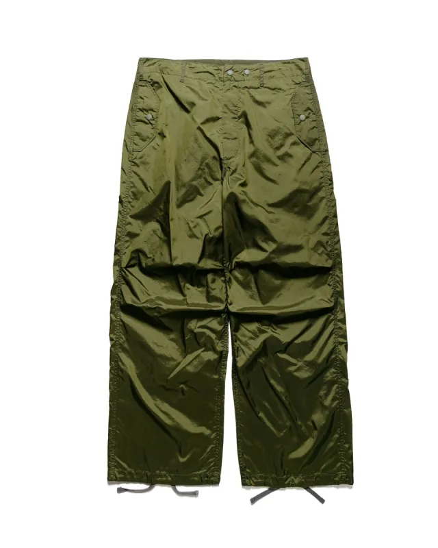 Engineered Garments Over Pant Olive Nylon Ripstop sold by Lost & Found