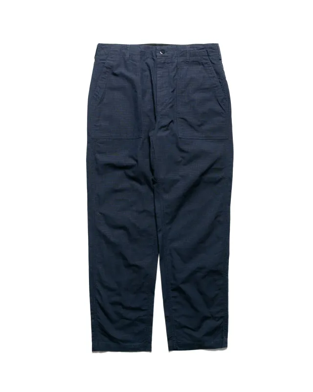 Engineered Garments Fatigue Pant Dark Navy Cotton Ripstop sold by Lost & Found