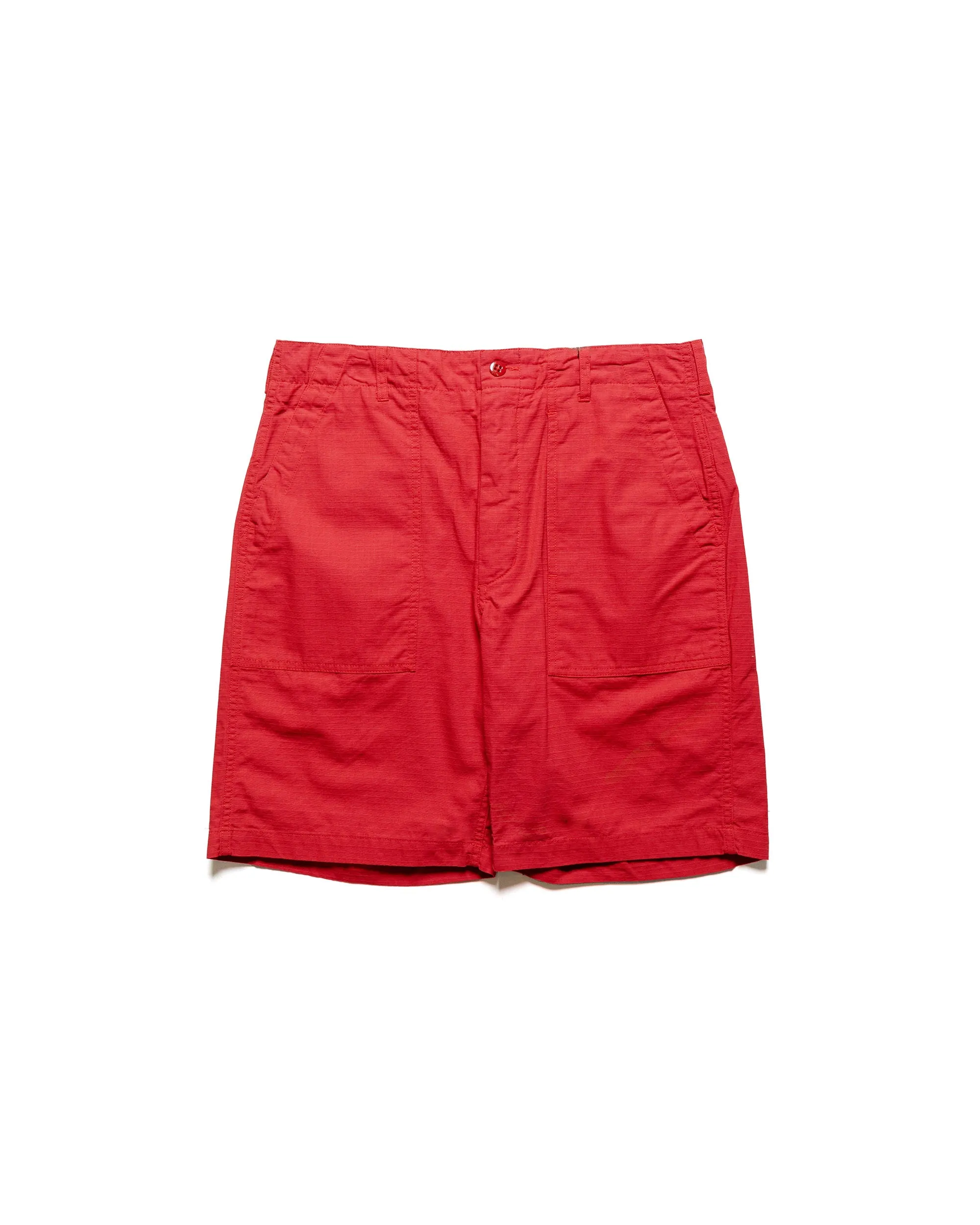 Engineered Garments Fatigue Short Red Cotton Ripstop sold by Lost & Found
