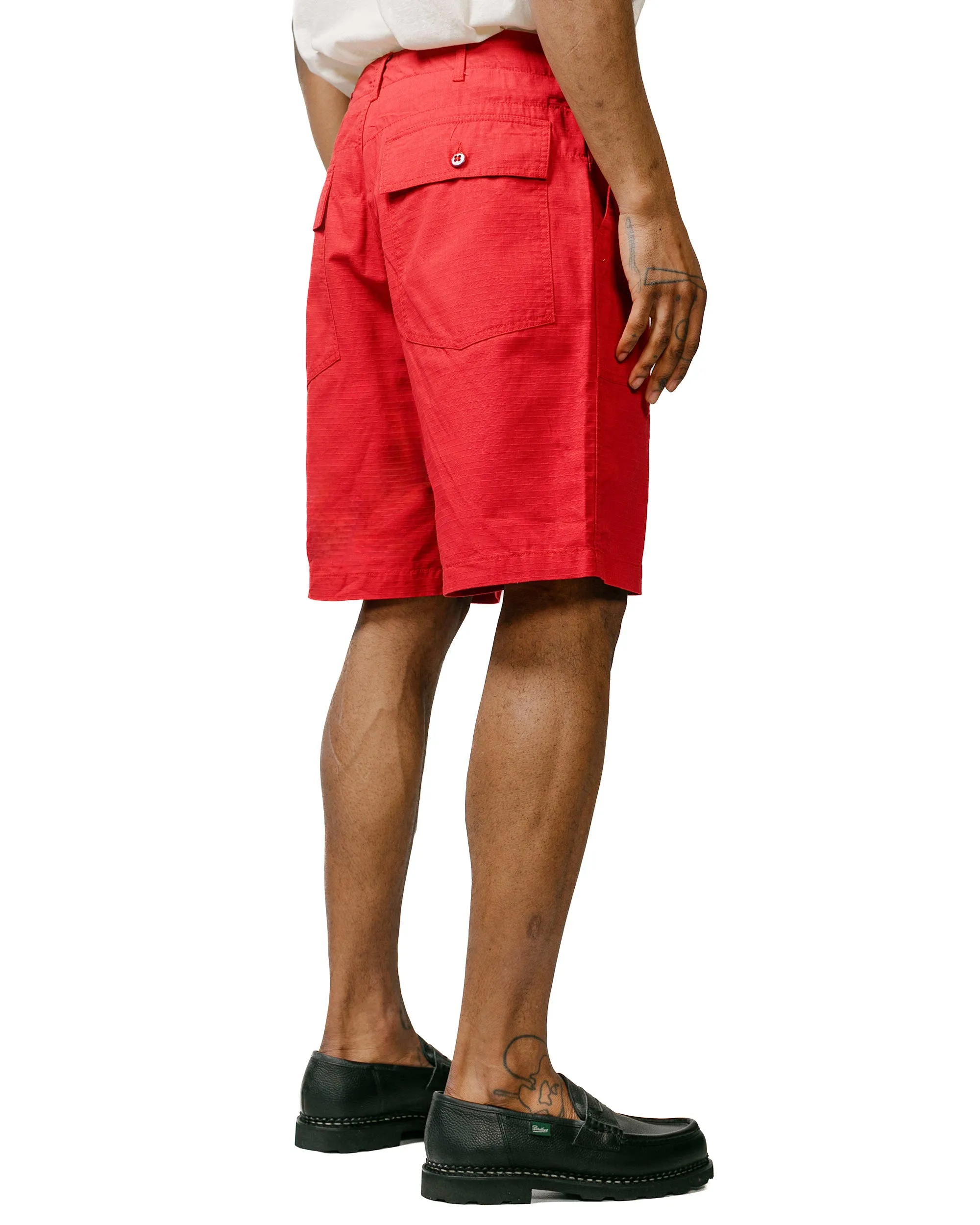 Engineered Garments Fatigue Short Red Cotton Ripstop sold by Lost & Found product image thumbnail 3