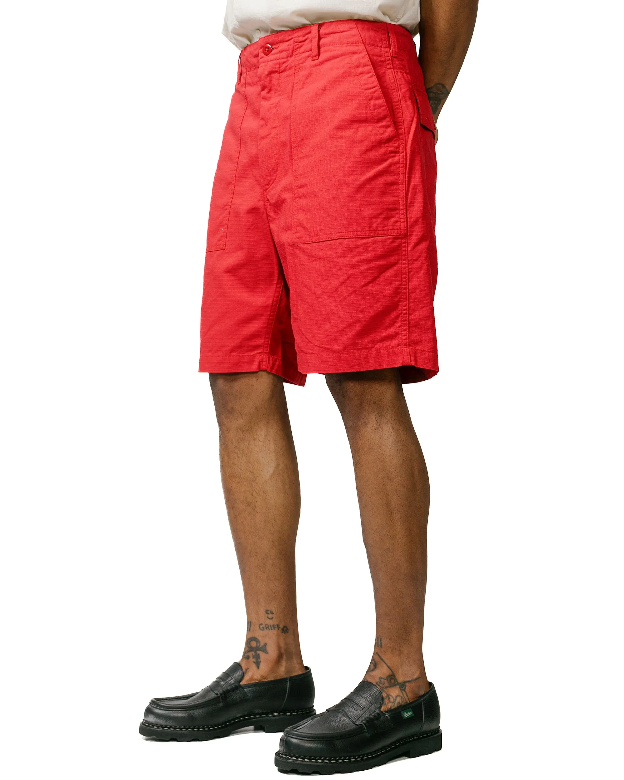 Engineered Garments Fatigue Short Red Cotton Ripstop sold by Lost & Found product image thumbnail 2