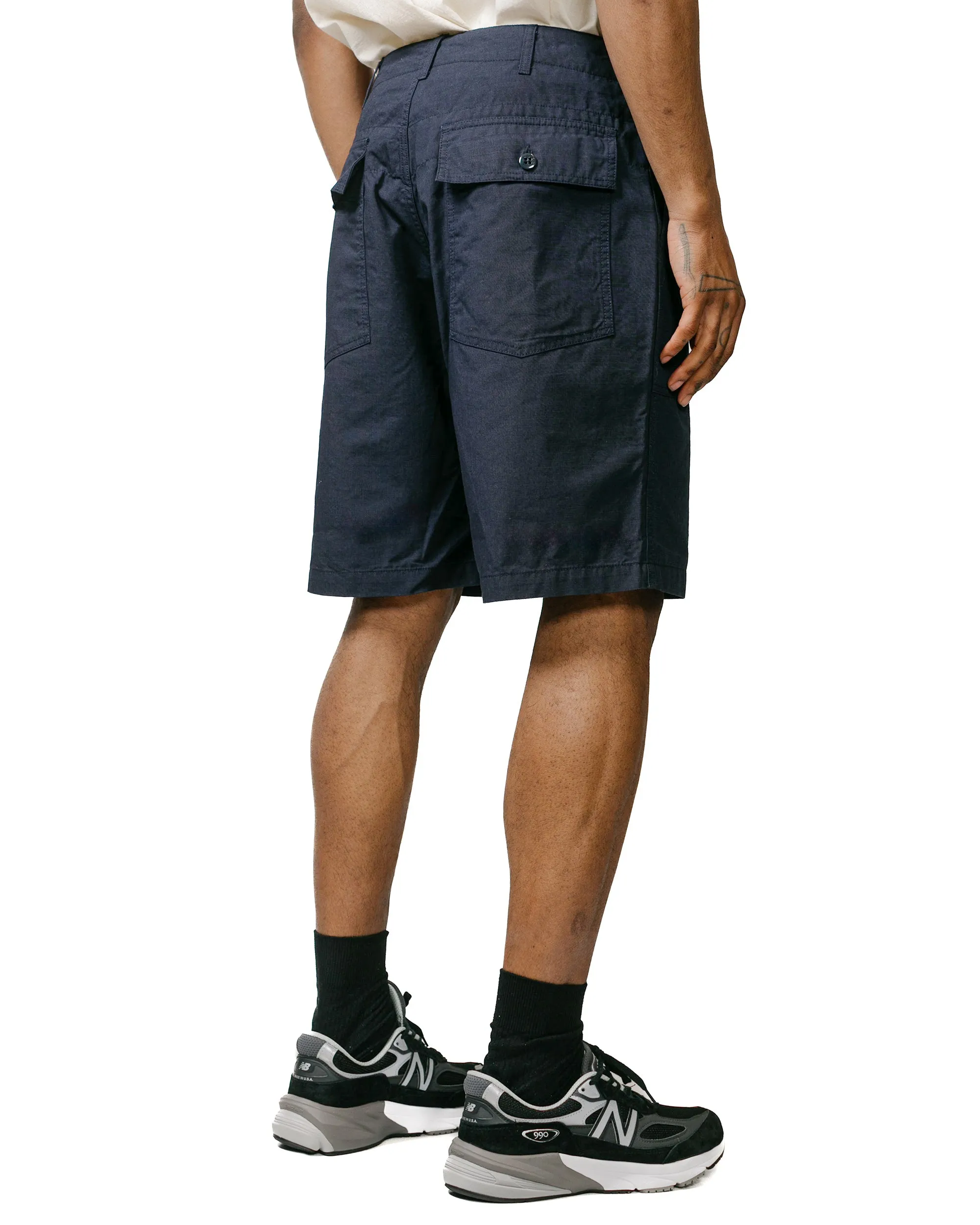 Engineered Garments Fatigue Short Dark Navy Cotton Ripstop sold by Lost & Found product image thumbnail 3