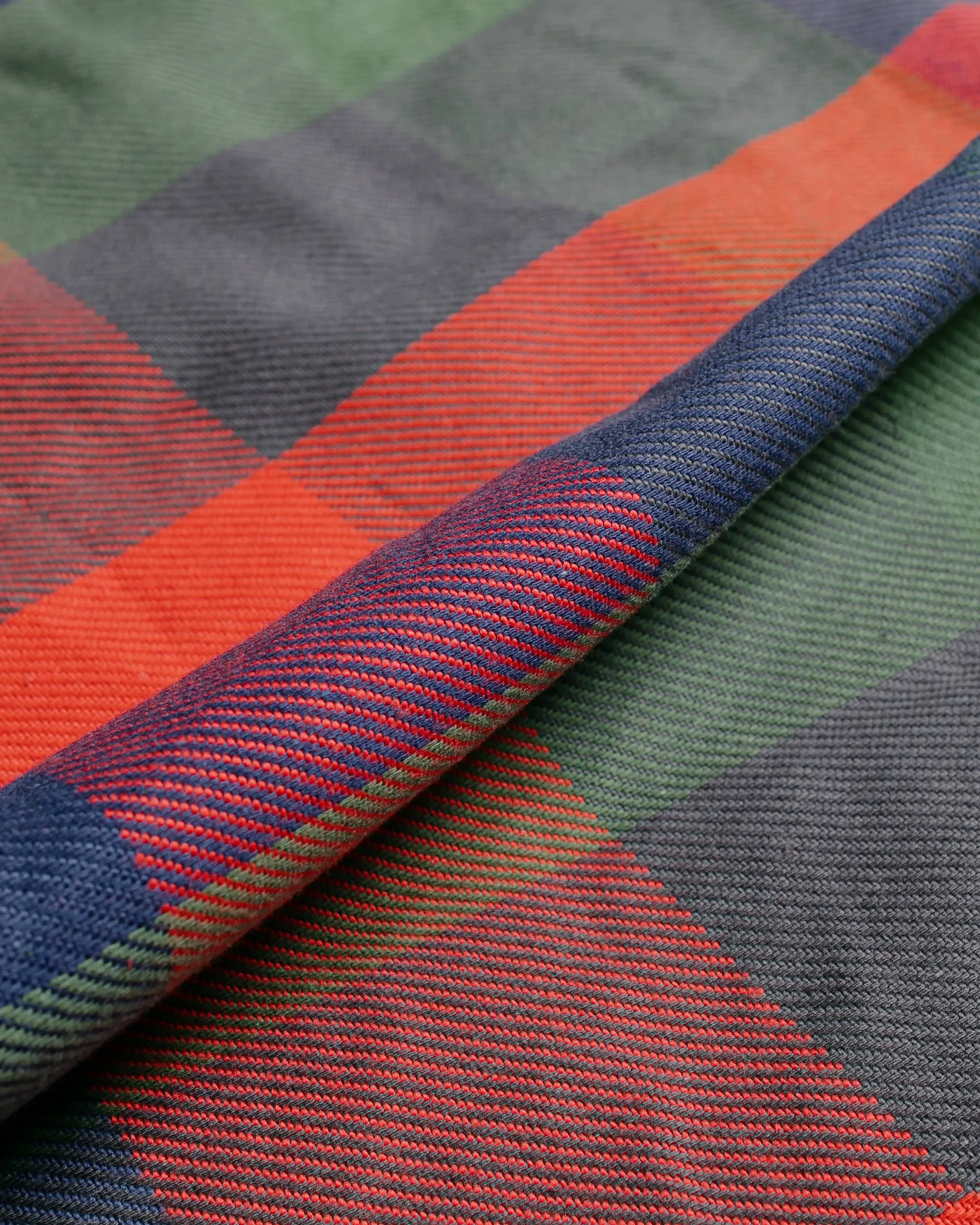 The Real McCoy's MS23105 8HU Multicolour Check Flannel Shirt Tri Colour sold by Lost & Found product image thumbnail 5
