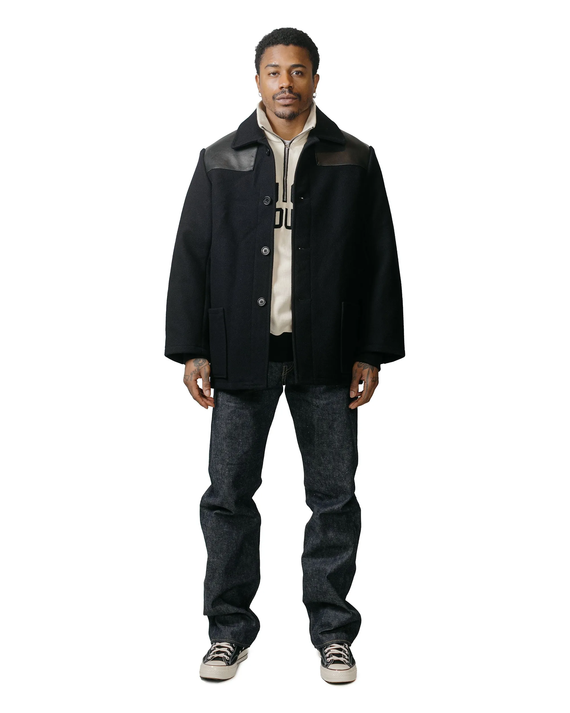 The Real McCoy's MJ23125 Wool Donkey Jacket Navy sold by Lost & Found product image thumbnail 4
