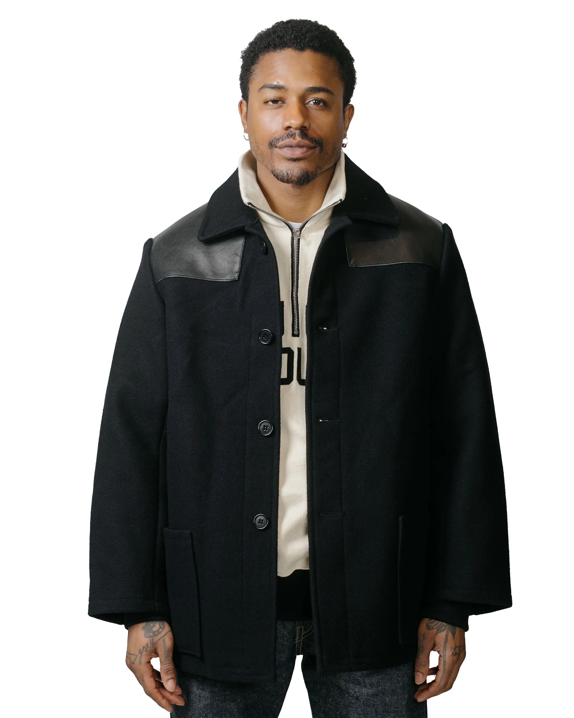 The Real McCoy's MJ23125 Wool Donkey Jacket Navy sold by Lost & Found product image thumbnail 2