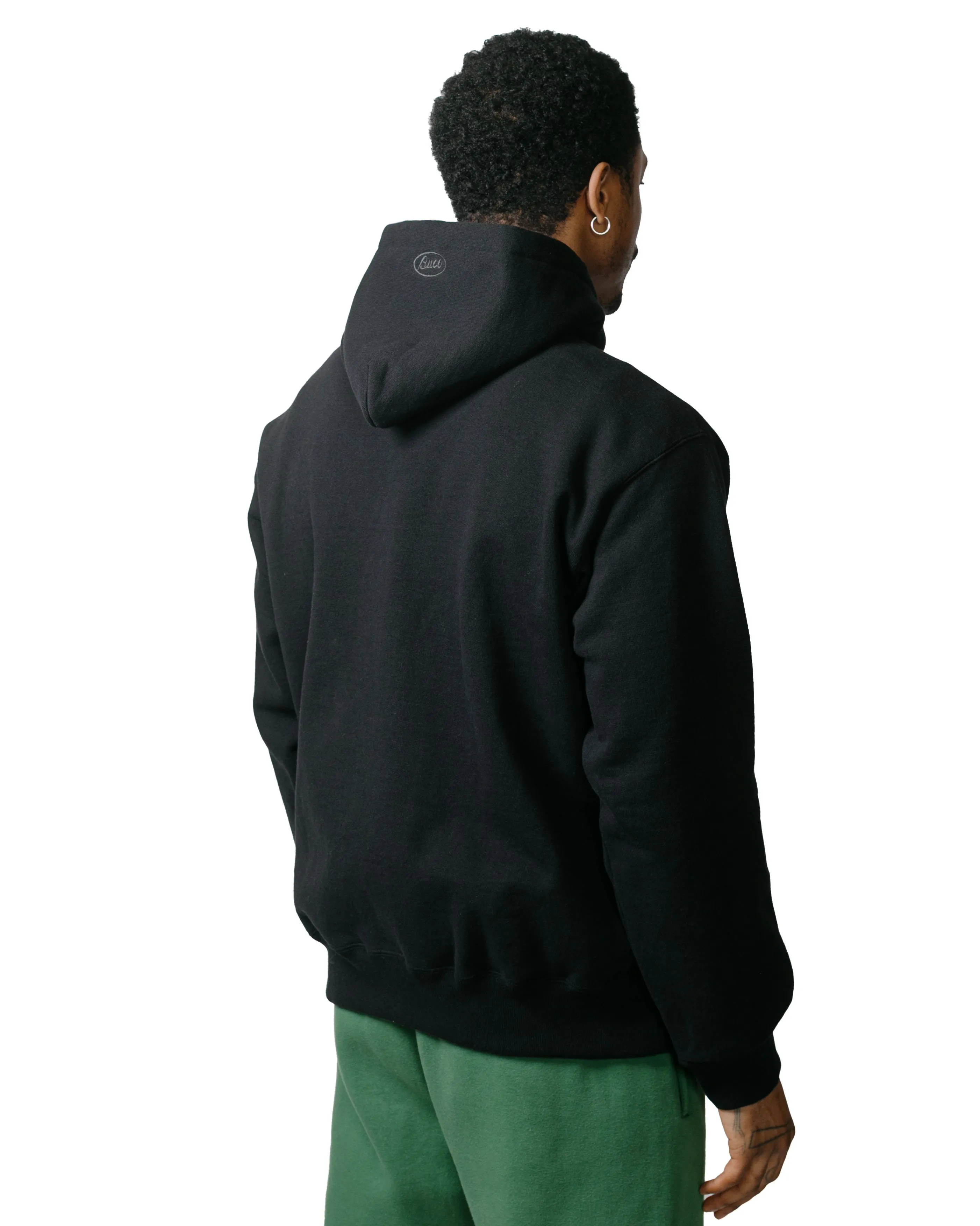The Real McCoy's BC23101 Buco F/Z Parka Sweatshirt Black sold by Lost & Found product image thumbnail 3