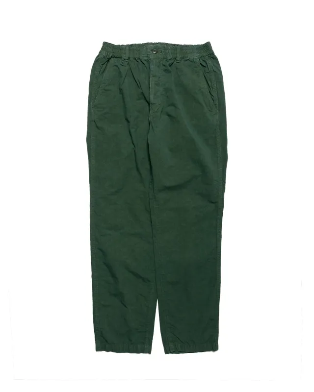 Sage de Cret High Density Cotton Hemp Tapered Pants Olive sold by Lost & Found