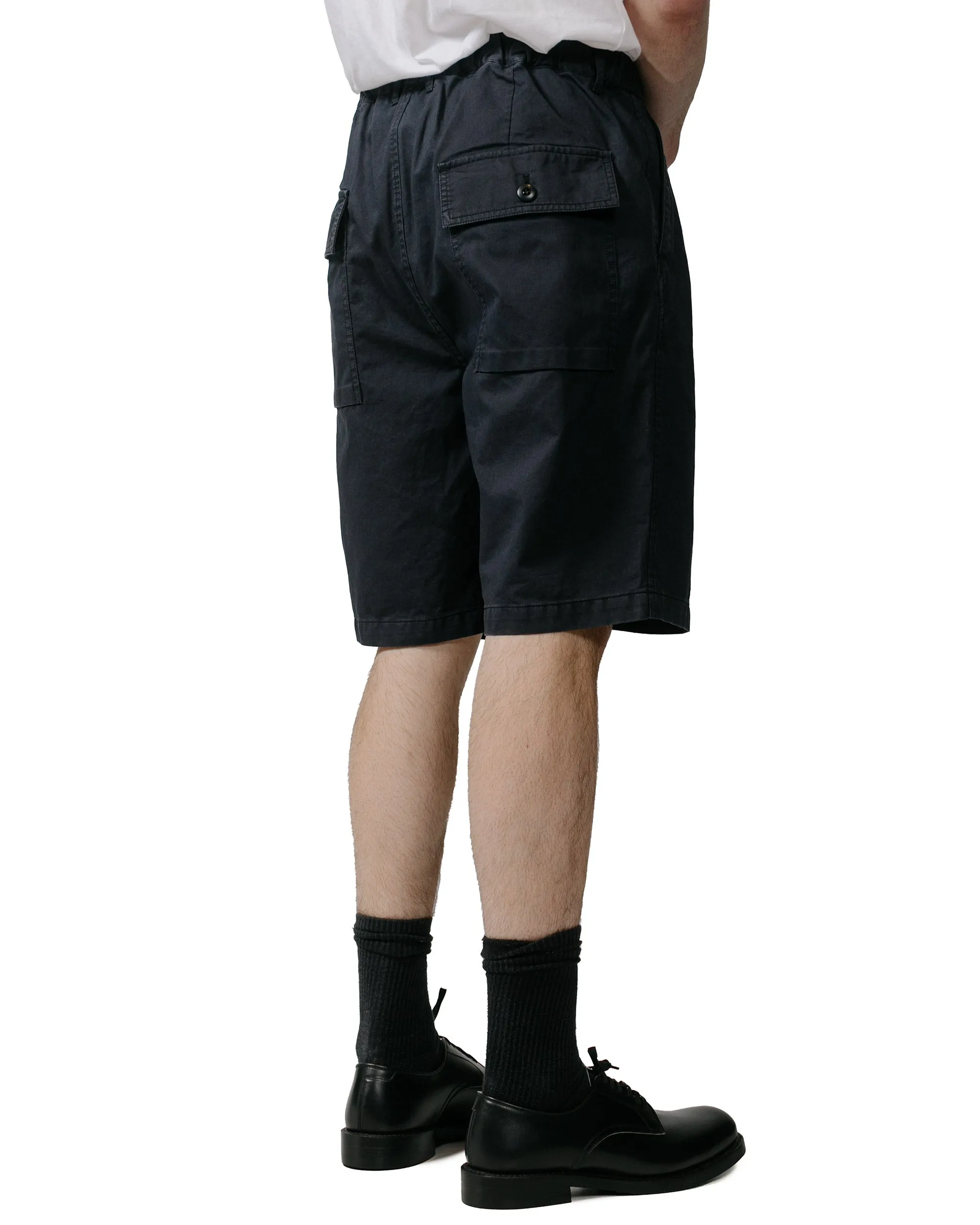 Sage de Cret Cotton Broken Twill Wide Pleated Shorts Black sold by Lost & Found product image thumbnail 3