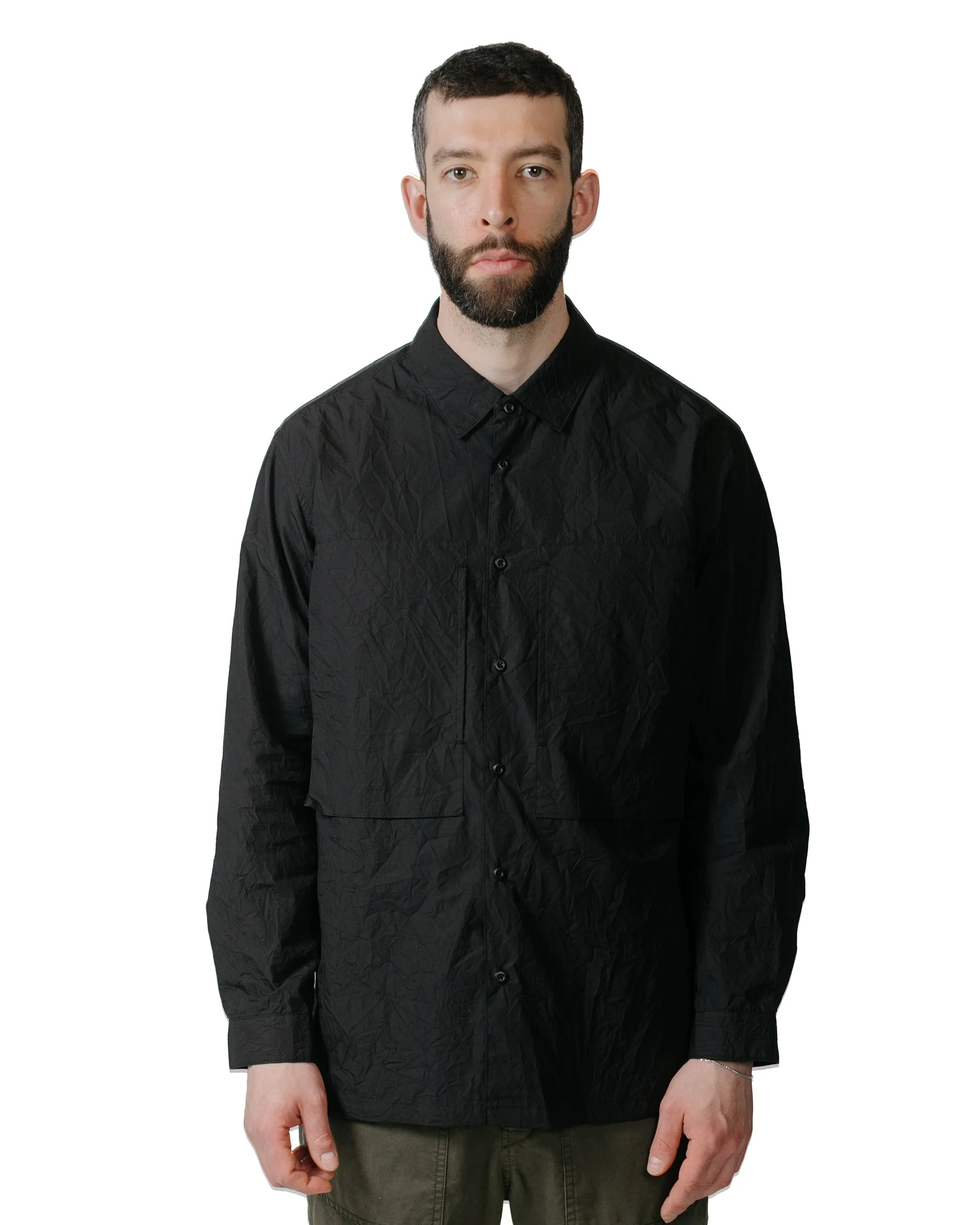 Sage de Cret Cotton Typewriter Work Shirt Black sold by Lost & Found product image thumbnail 2