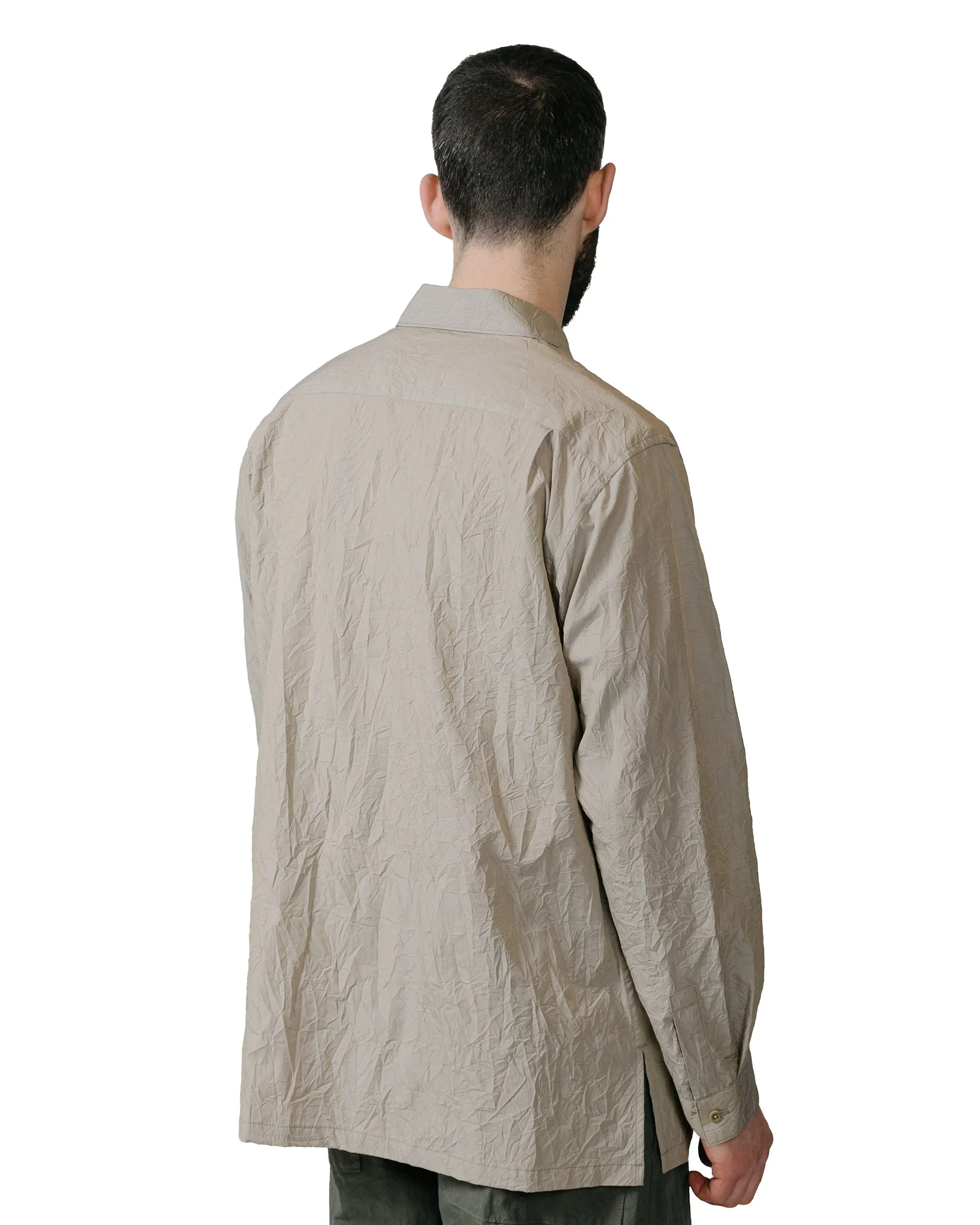 Sage de Cret Cotton Typewriter Work Shirt Grey sold by Lost & Found product image thumbnail 3