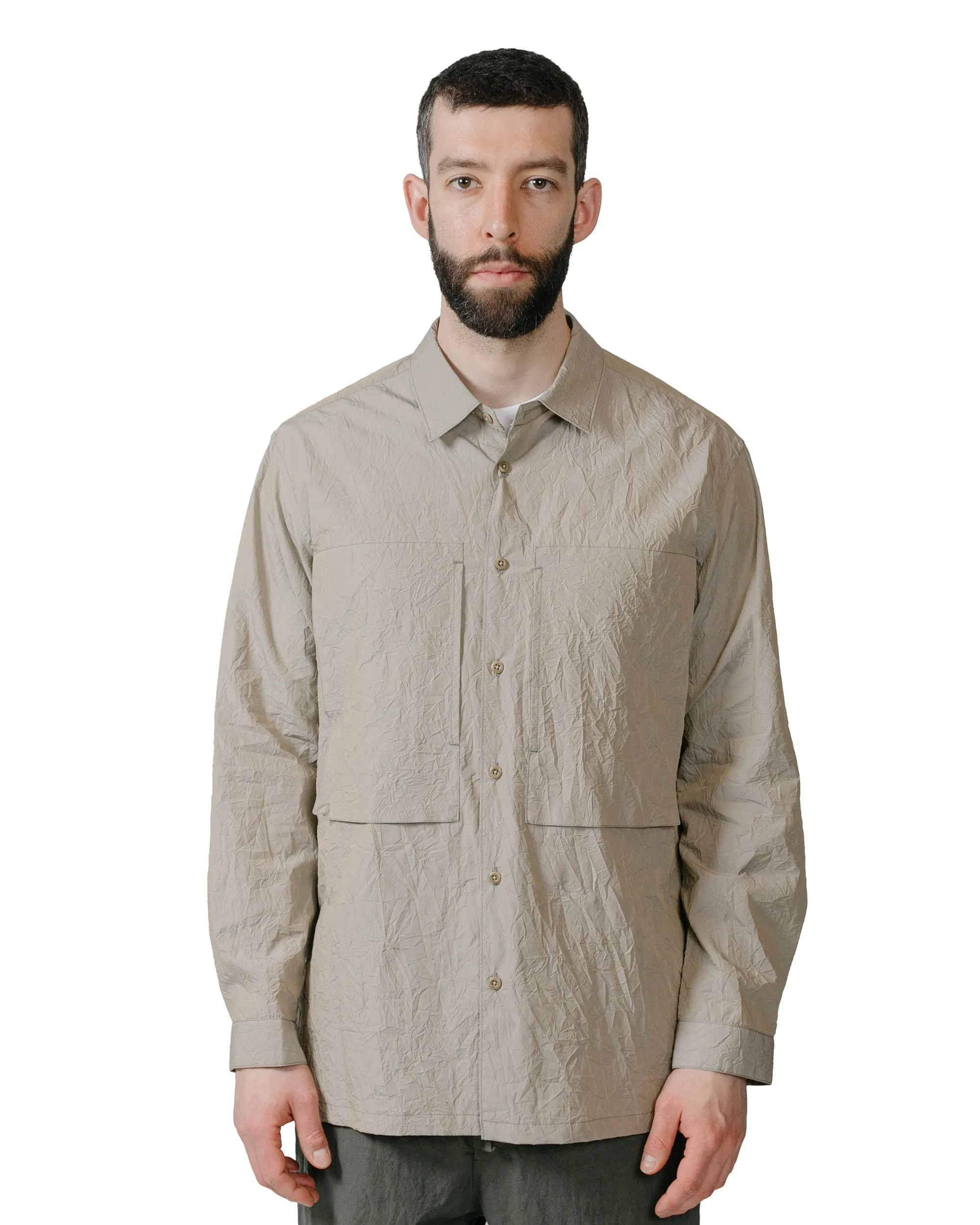 Sage de Cret Cotton Typewriter Work Shirt Grey sold by Lost & Found product image thumbnail 2