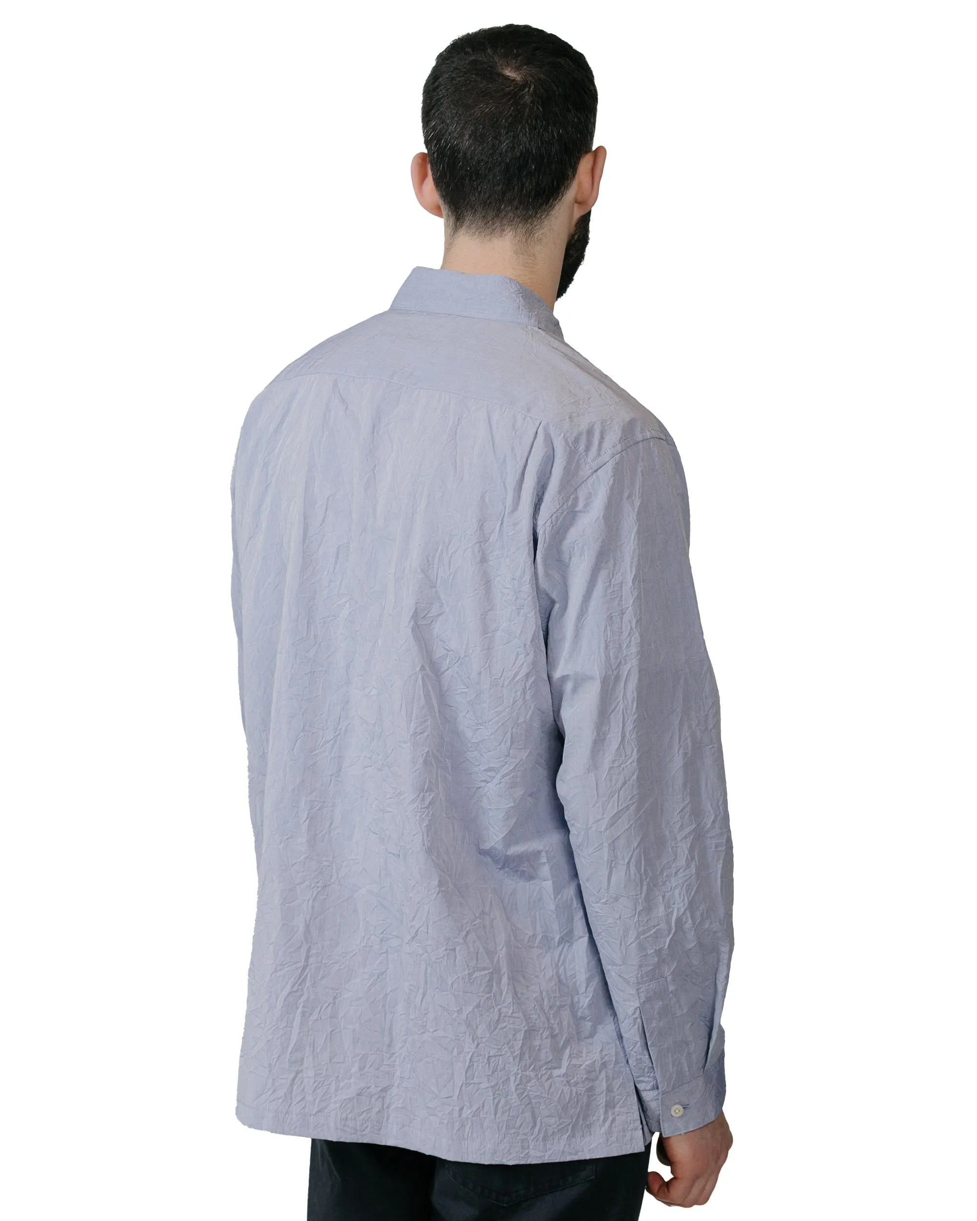 Sage de Cret Cotton Typewriter Work Shirt Saxe sold by Lost & Found product image thumbnail 3