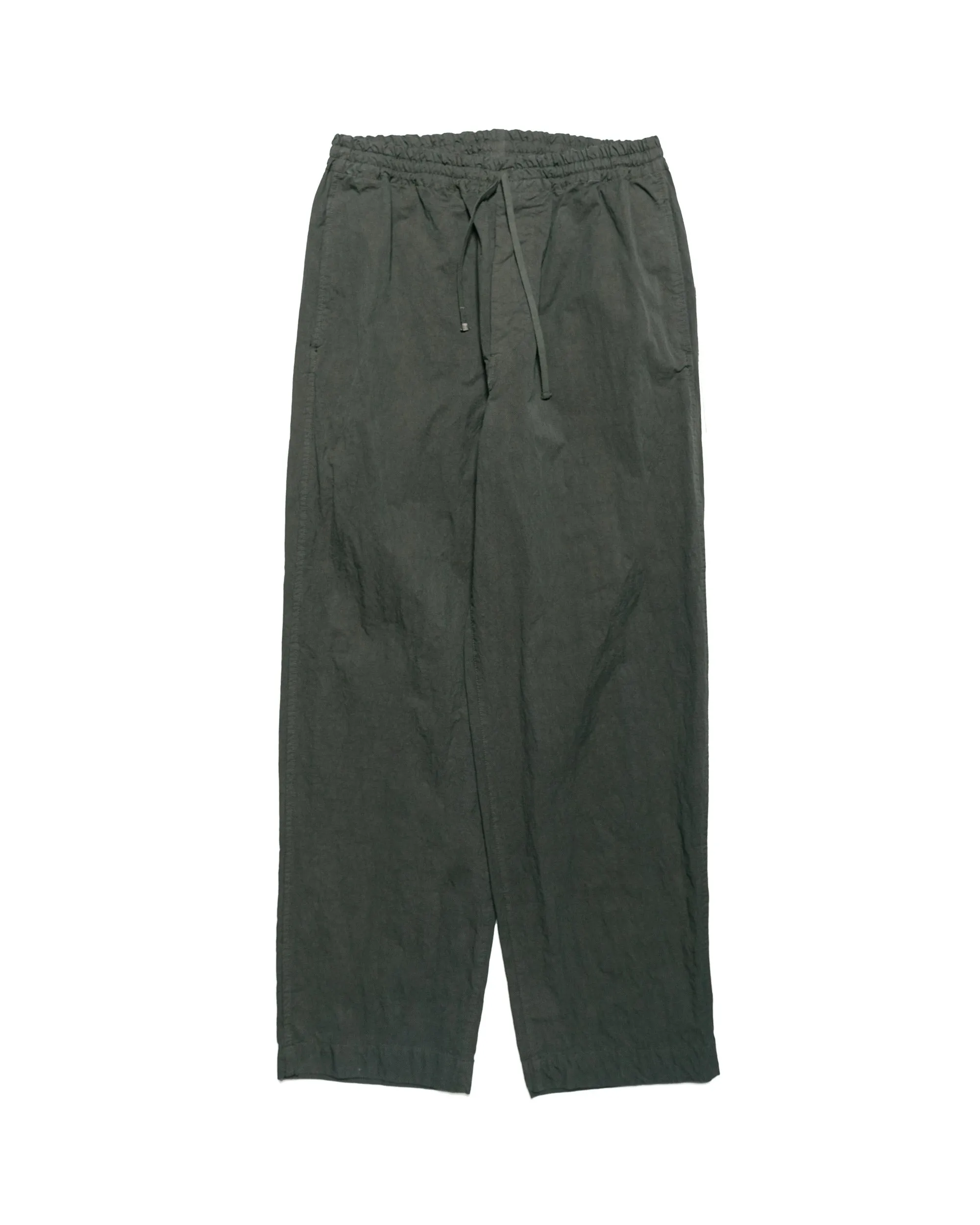 Sage de Cret Cotton Nylon Twill Wide Easy Pants Olive sold by Lost & Found