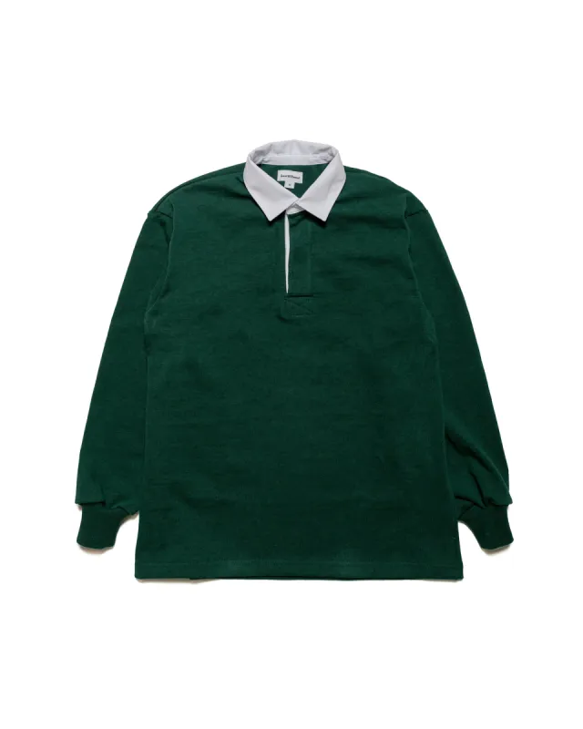 Lost & Found Classic Rugby Jersey Bottle Green made by Lost & Found