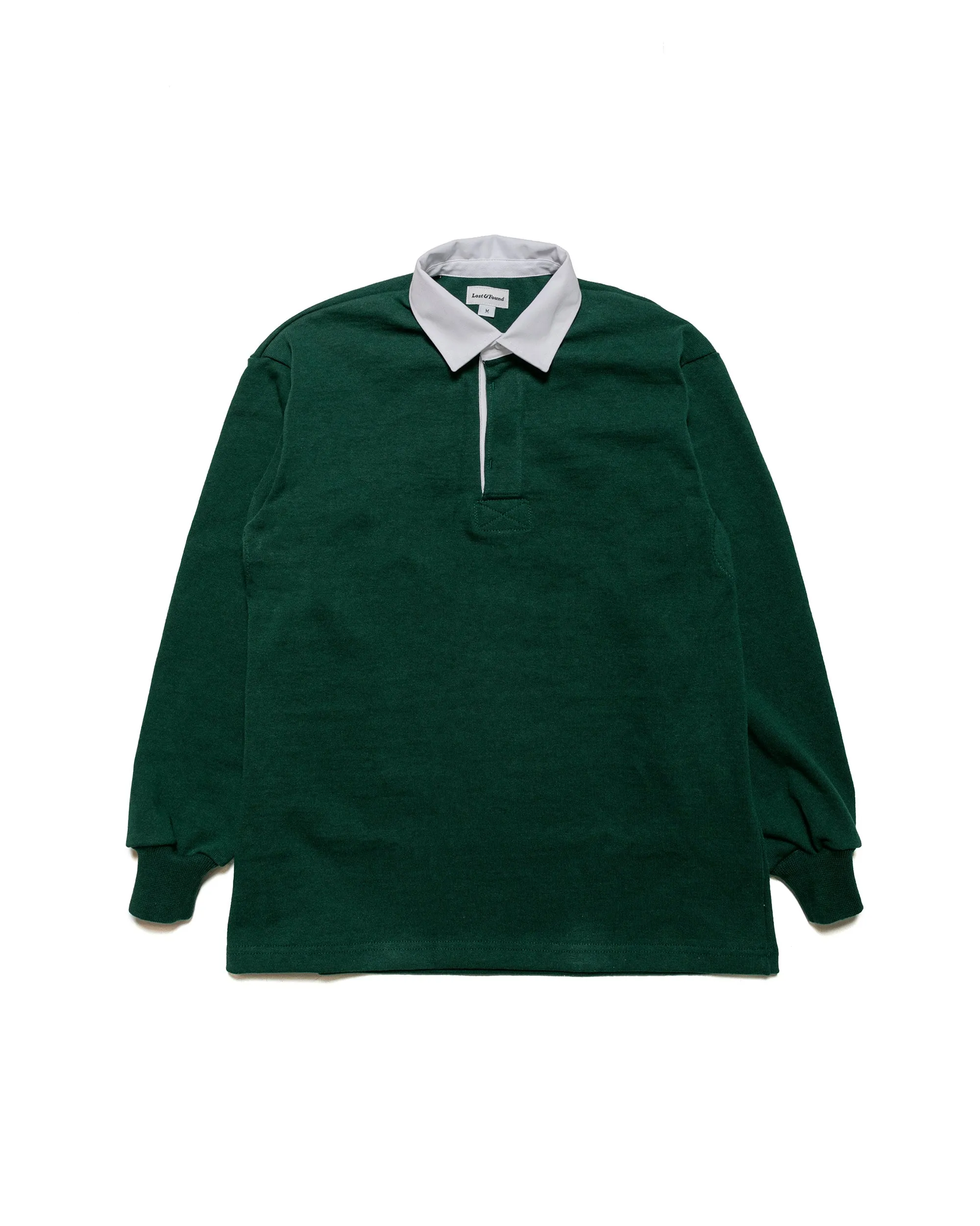 Lost & Found Classic Rugby Jersey Bottle Green sold by Lost & Found