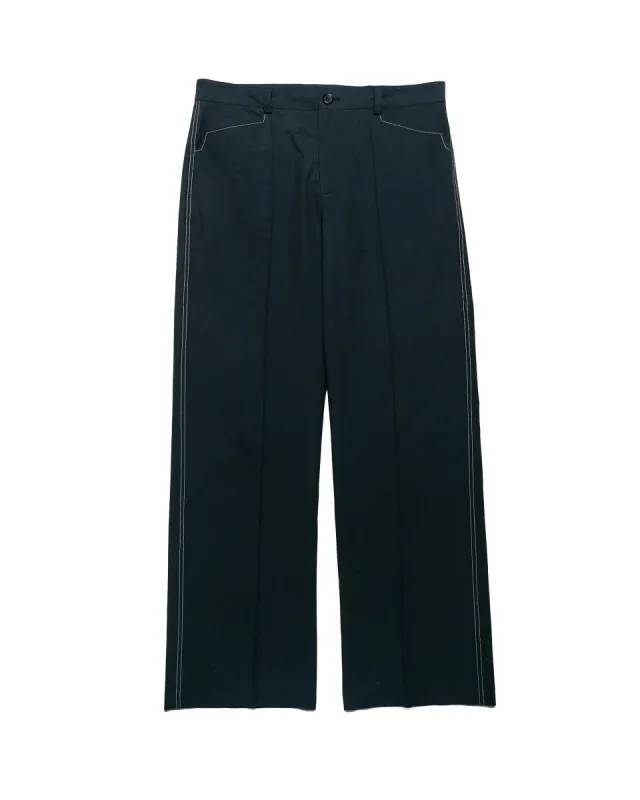 Wanze Work Trouser Cotton Navy sold by Lost & Found