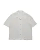 Wanze Camp Shirt Floral Linen White sold by Lost & Found