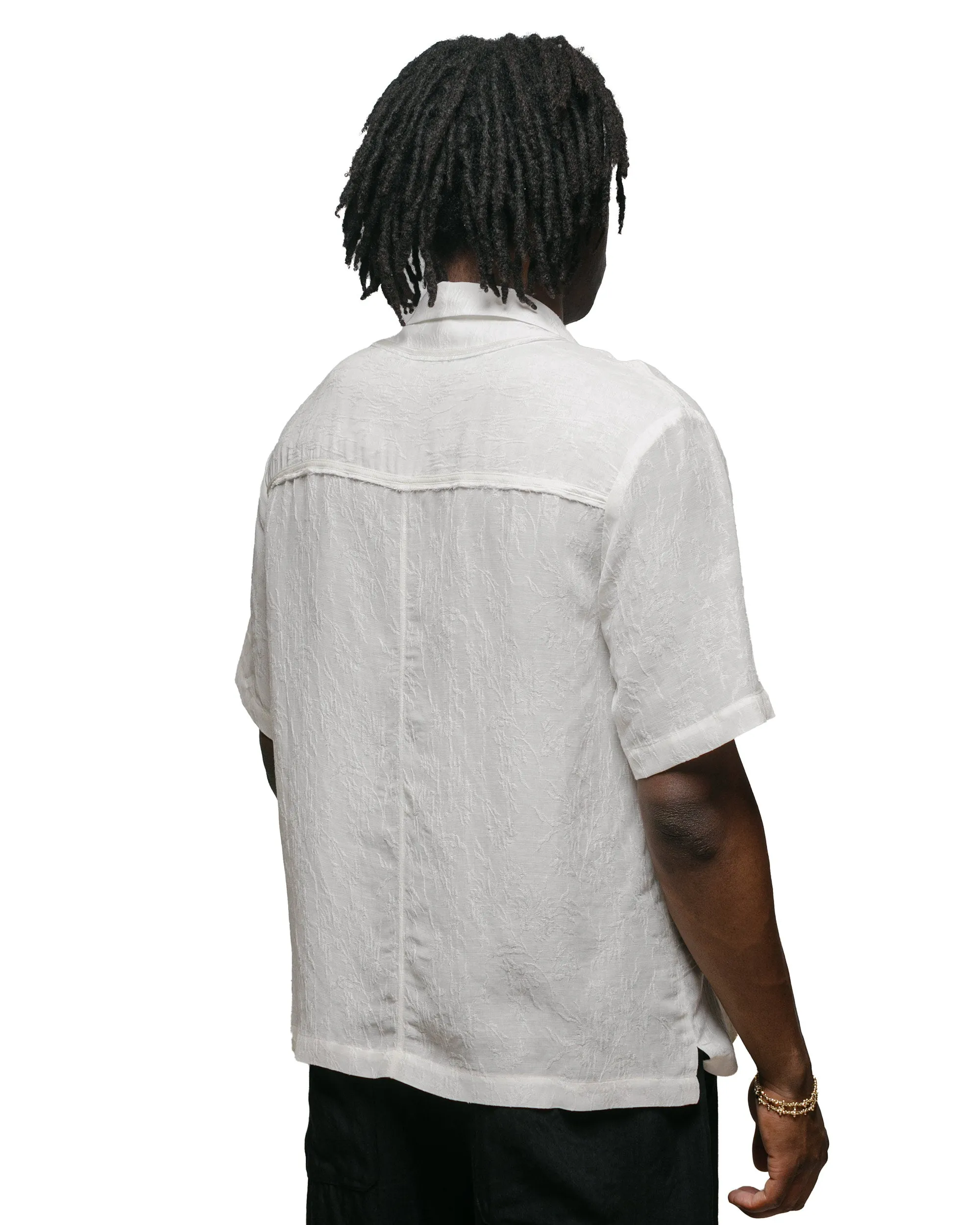 Wanze Camp Shirt Floral Linen White sold by Lost & Found product image thumbnail 3