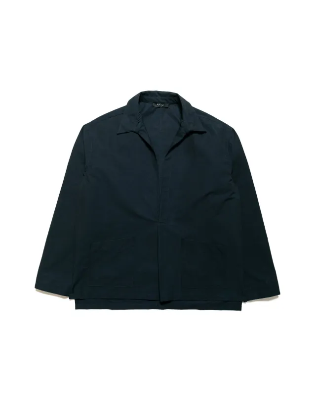 Wanze Smock Overshirt Cotton Navy sold by Lost & Found