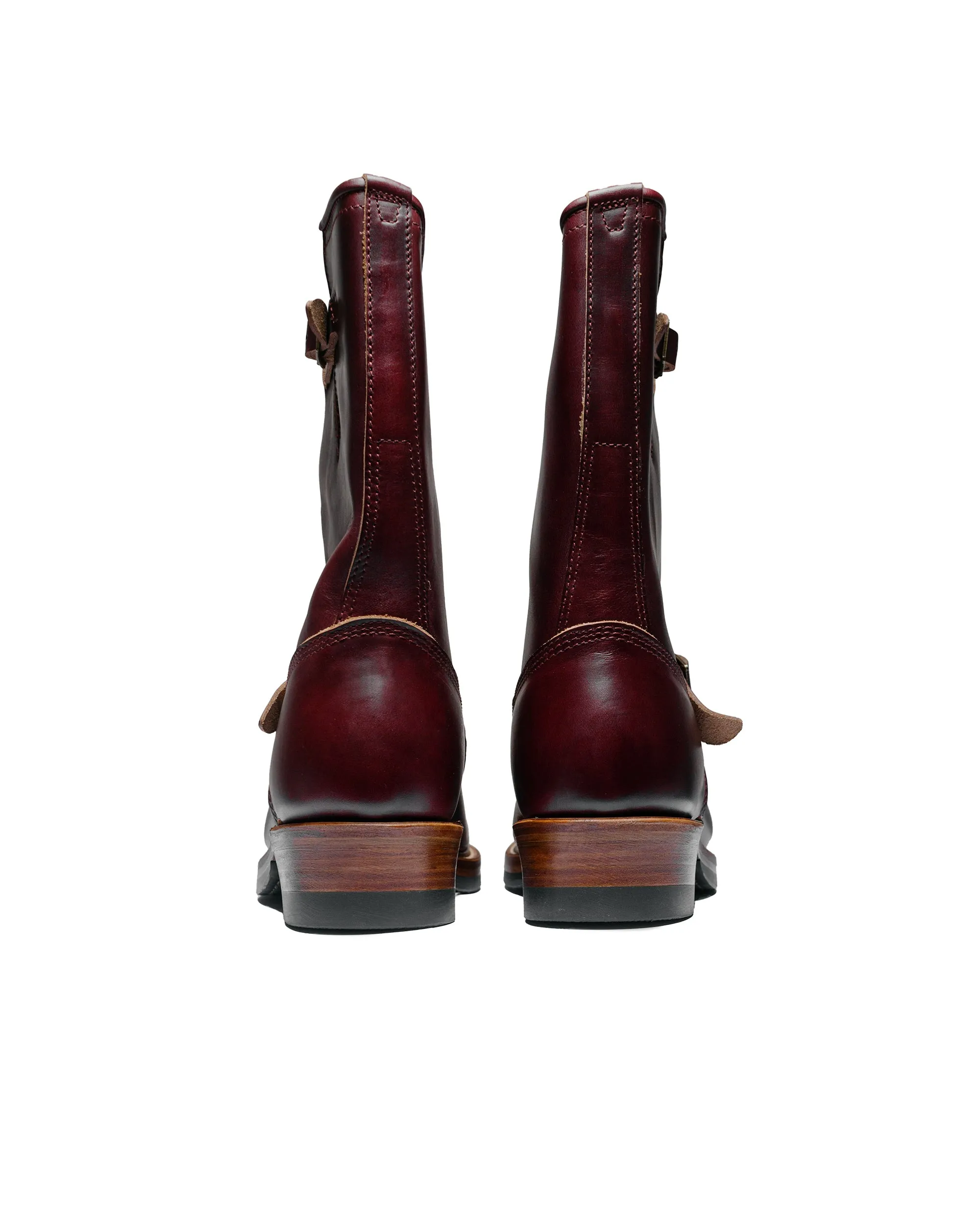 John Lofgren Bootmaker Wabash Engineer Boots Horween CXL Burgundy sold by Lost & Found product image thumbnail 4