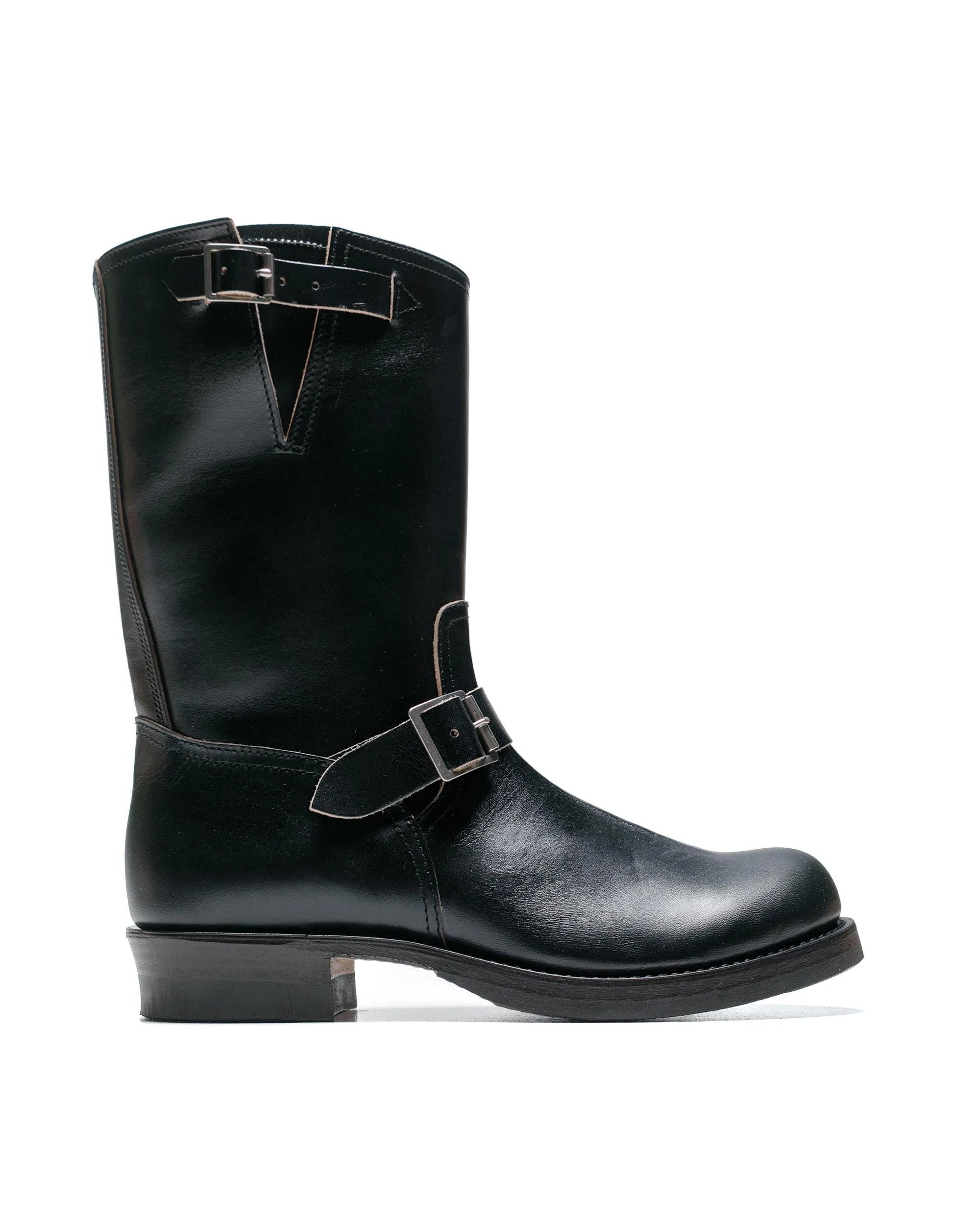 The Real McCoy's BA22001 Buco Engineer Boots / Buttock Black sold by Lost & Found