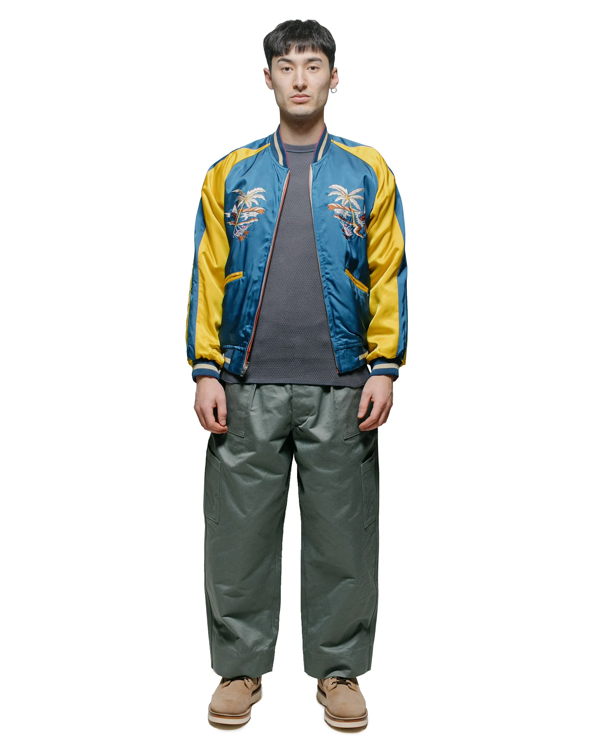 The Real McCoy's MC23115 Honeycomb Thermal Shirt Ink Blue sold by Lost & Found product image thumbnail 4