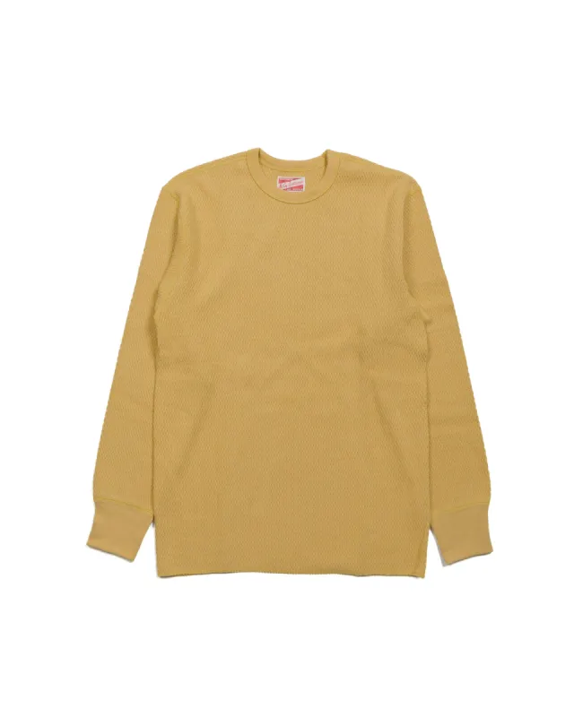 The Real McCoy's MC23115 Honeycomb Thermal Shirt Corn sold by Lost & Found
