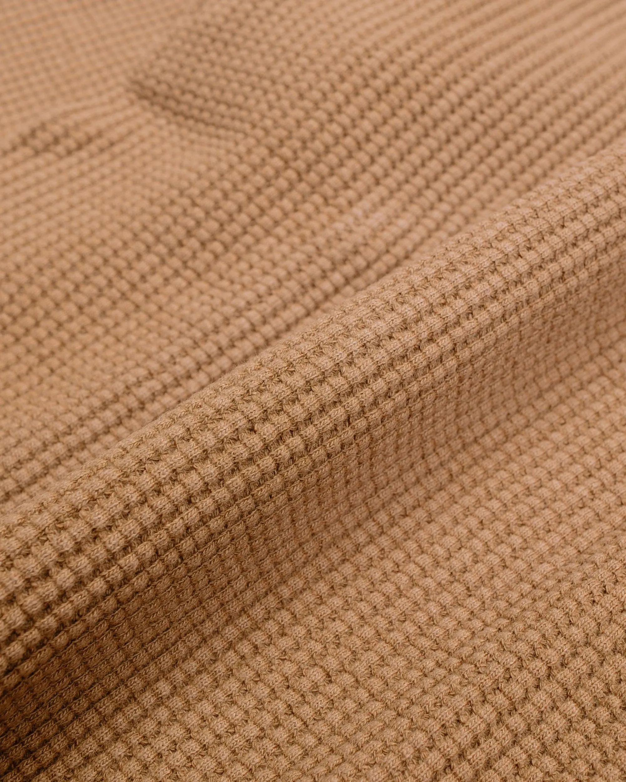 The Real McCoy's MC23110 High Neck Thermal Shirt Brown sold by Lost & Found product image thumbnail 5