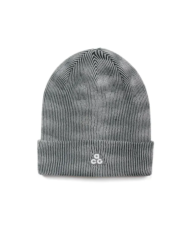 Nike ACG Peak Beanie Black/White sold by Lost & Found