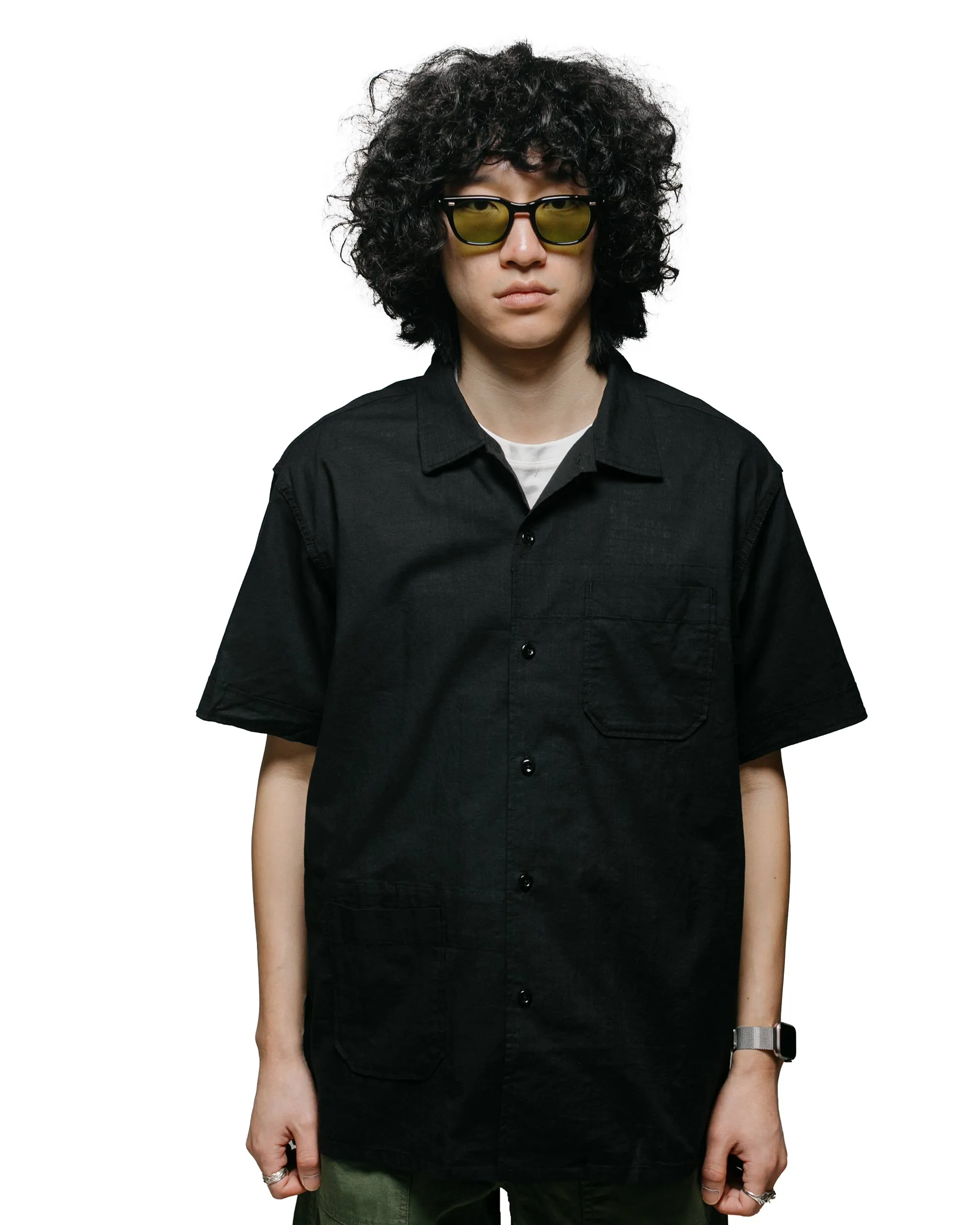 Engineered Garments Camp Shirt Black Cotton Handkerchief sold by Lost & Found product image thumbnail 2