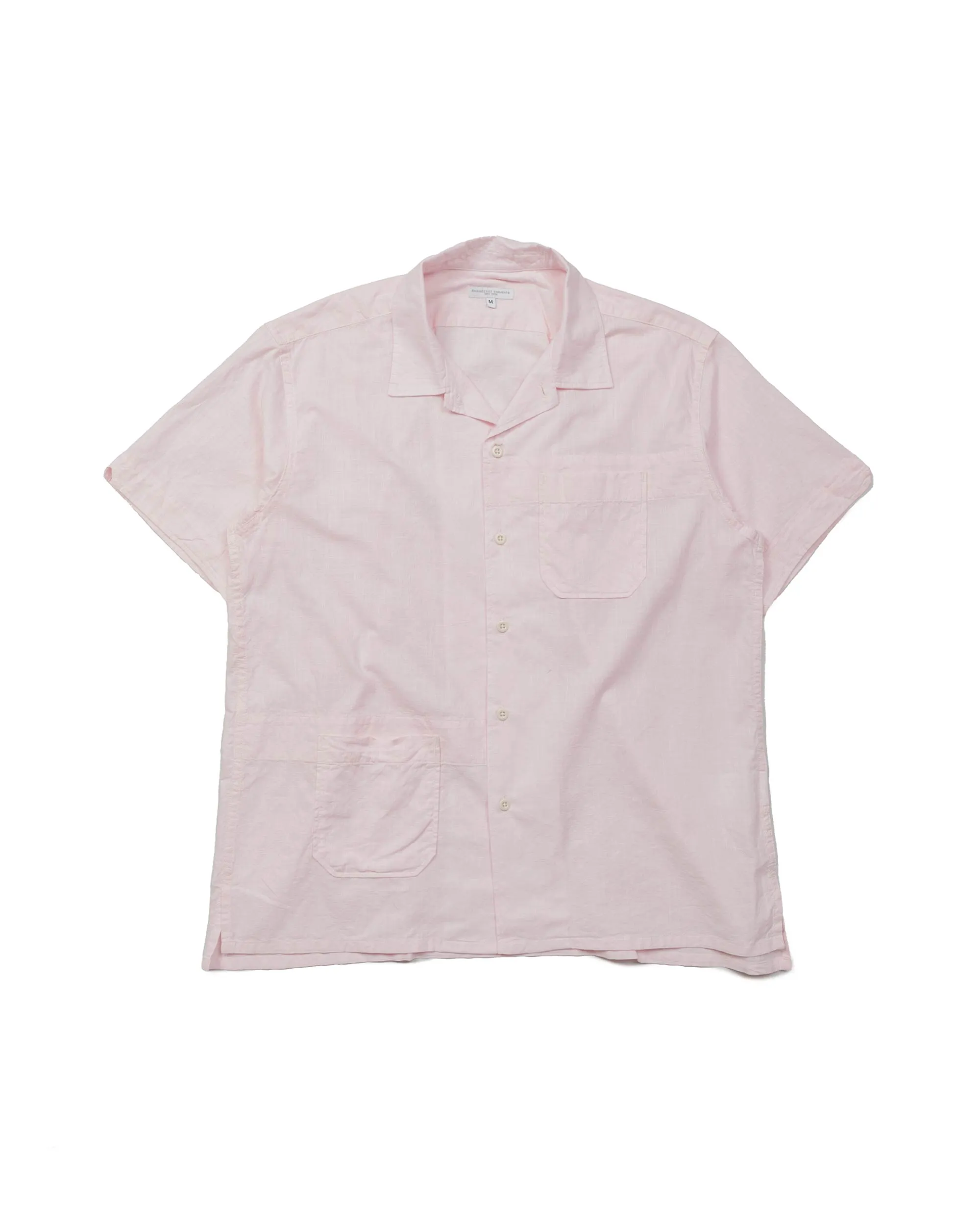 Engineered Garments Camp Shirt Pink Cotton Handkerchief sold by Lost & Found