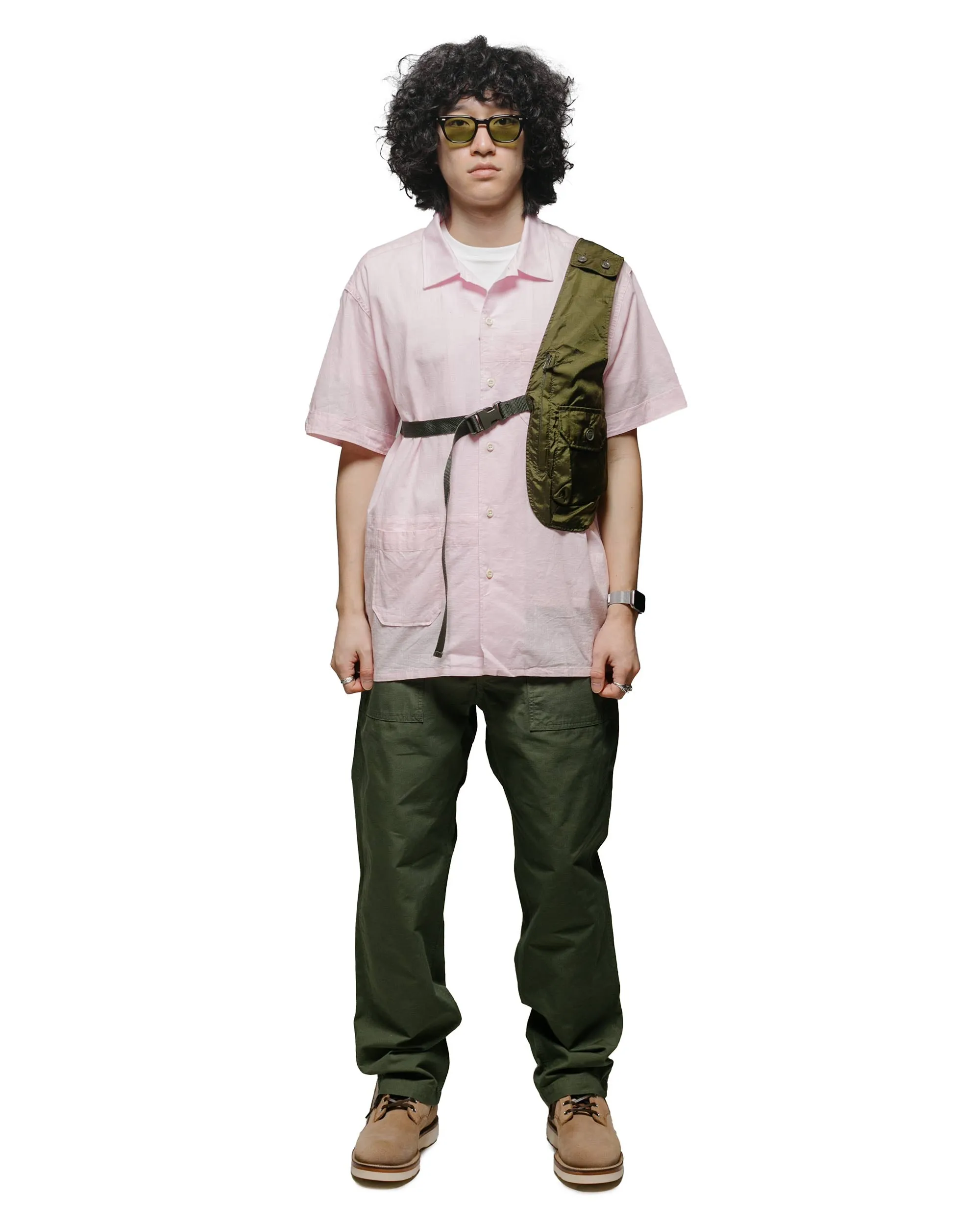 Engineered Garments Camp Shirt Pink Cotton Handkerchief sold by Lost & Found product image thumbnail 4
