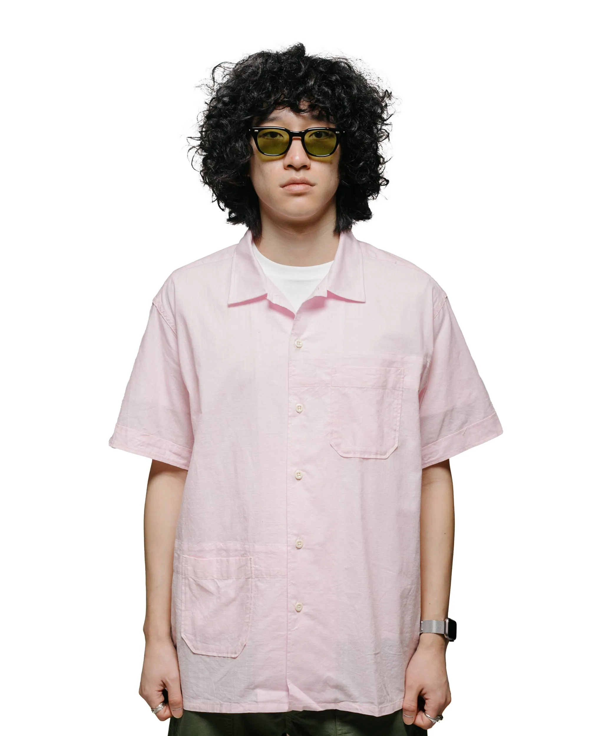 Engineered Garments Camp Shirt Pink Cotton Handkerchief sold by Lost & Found product image thumbnail 2