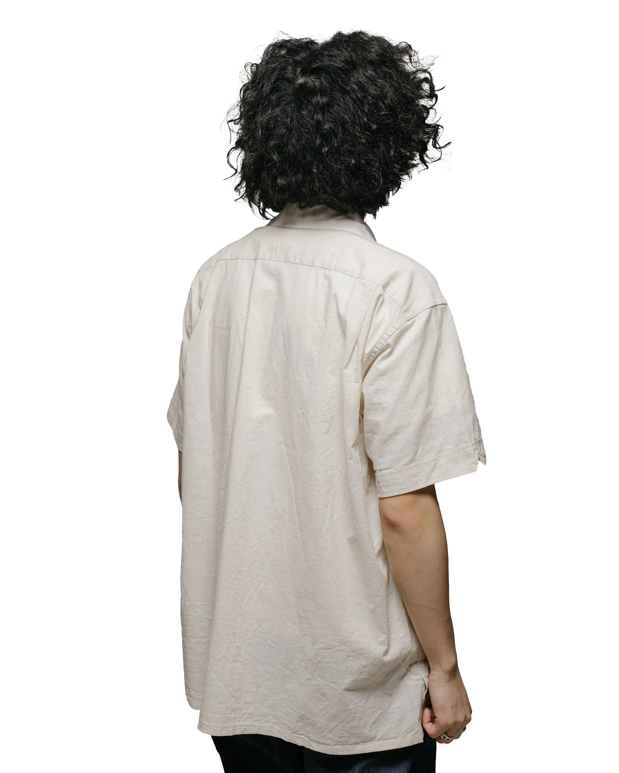 Engineered Garments Camp Shirt Beige Cotton Handkerchief sold by Lost & Found product image thumbnail 3