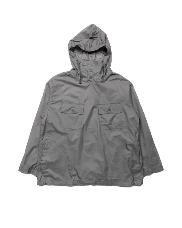 Engineered Garments Cagoule Shirt Grey Nylon Micro Ripstop sold by Lost & Found