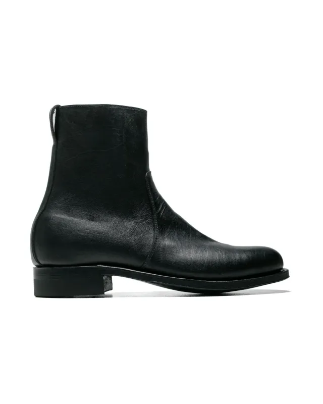 Viberg 2030CH Side Zip Boot Nero Washed Kangaroo (Pre-Order) sold by Lost & Found