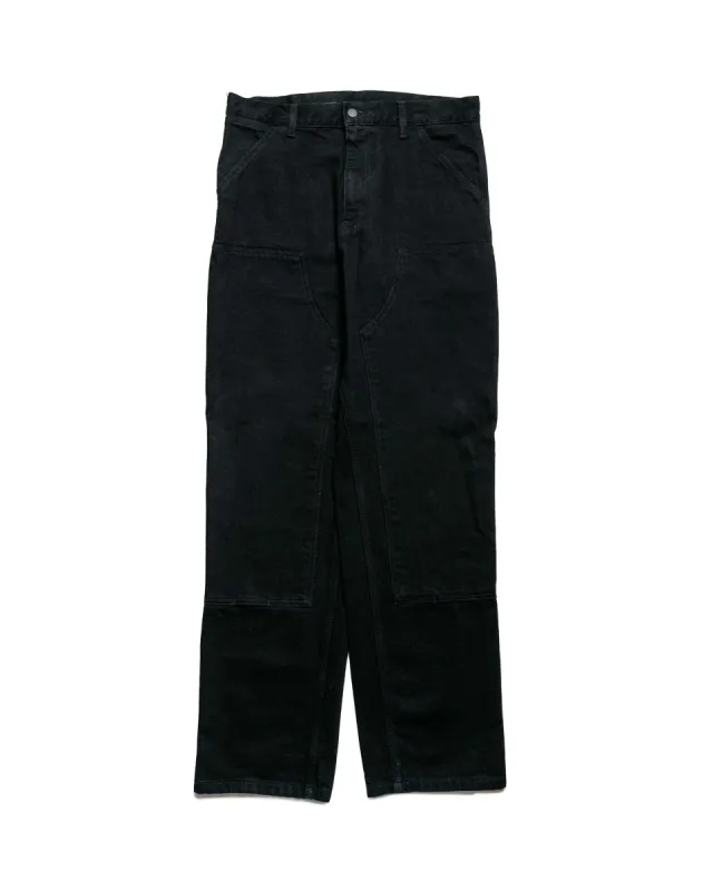 Carhartt W.I.P. Double Knee Pant Denim Black Rinsed sold by Lost & Found