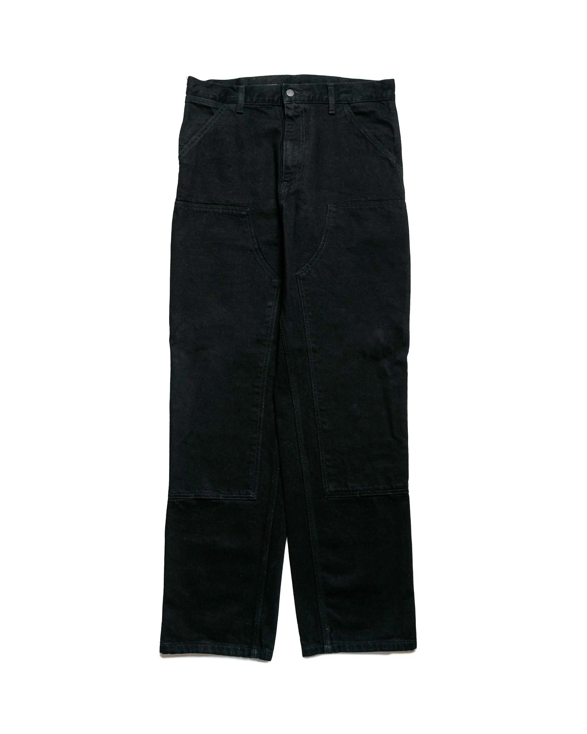 Carhartt W.I.P. Double Knee Pant Denim Black Rinsed sold by Lost & Found