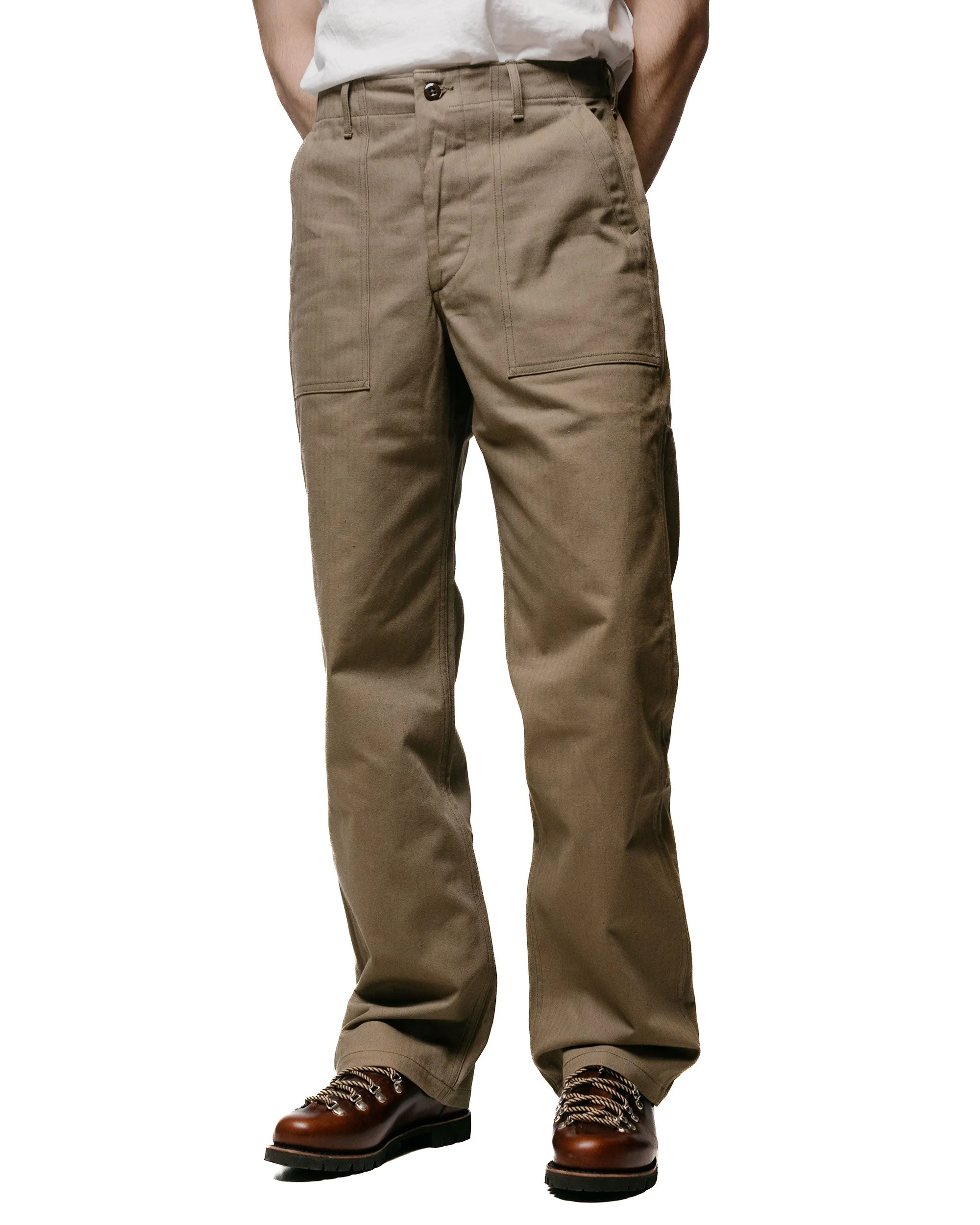 Warehouse Lot. 1086 Military Herringbone Pants OD Green sold by Lost & Found product image thumbnail 2