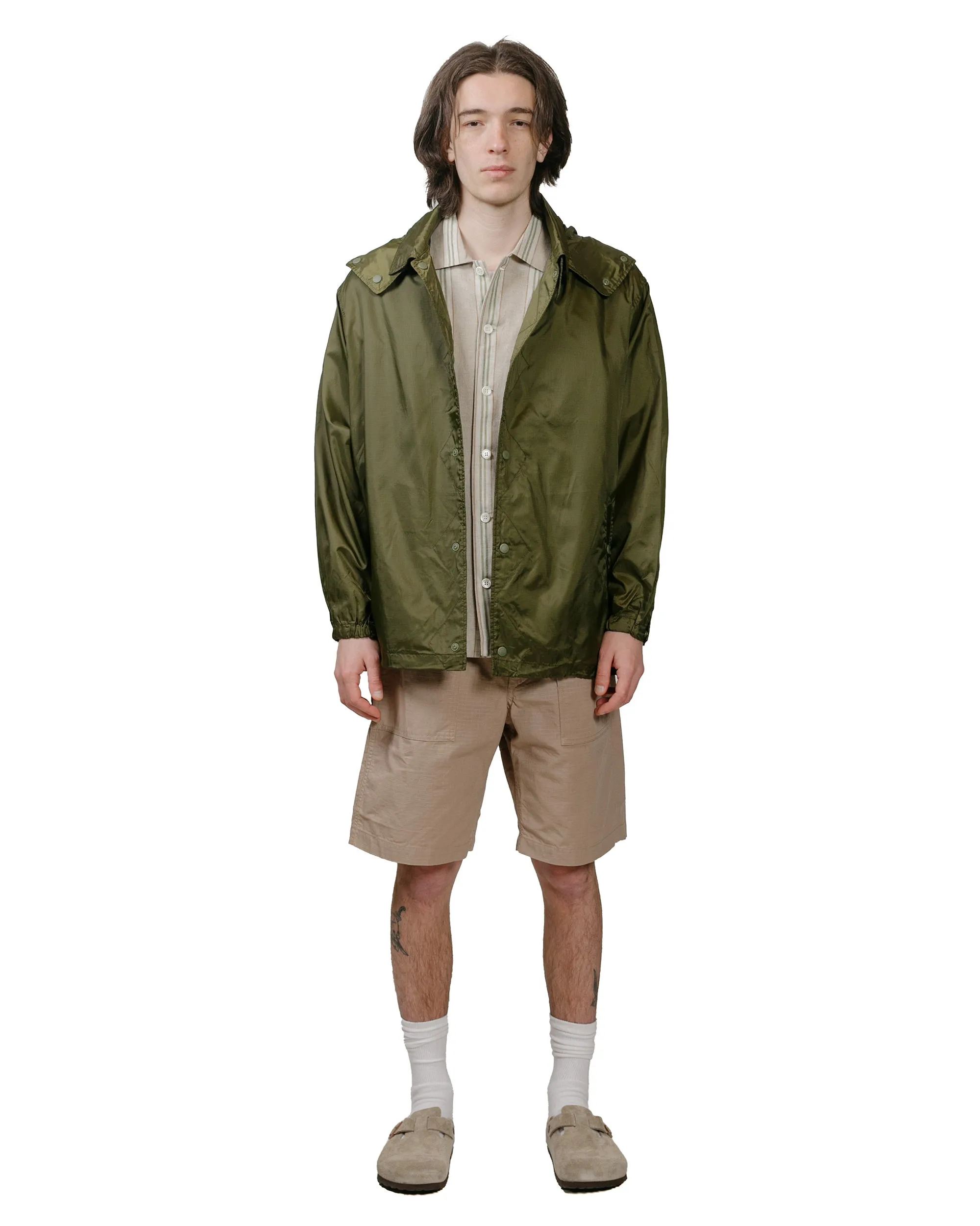 Engineered Garments Fatigue Short Khaki Cotton Ripstop sold by Lost & Found product image thumbnail 4