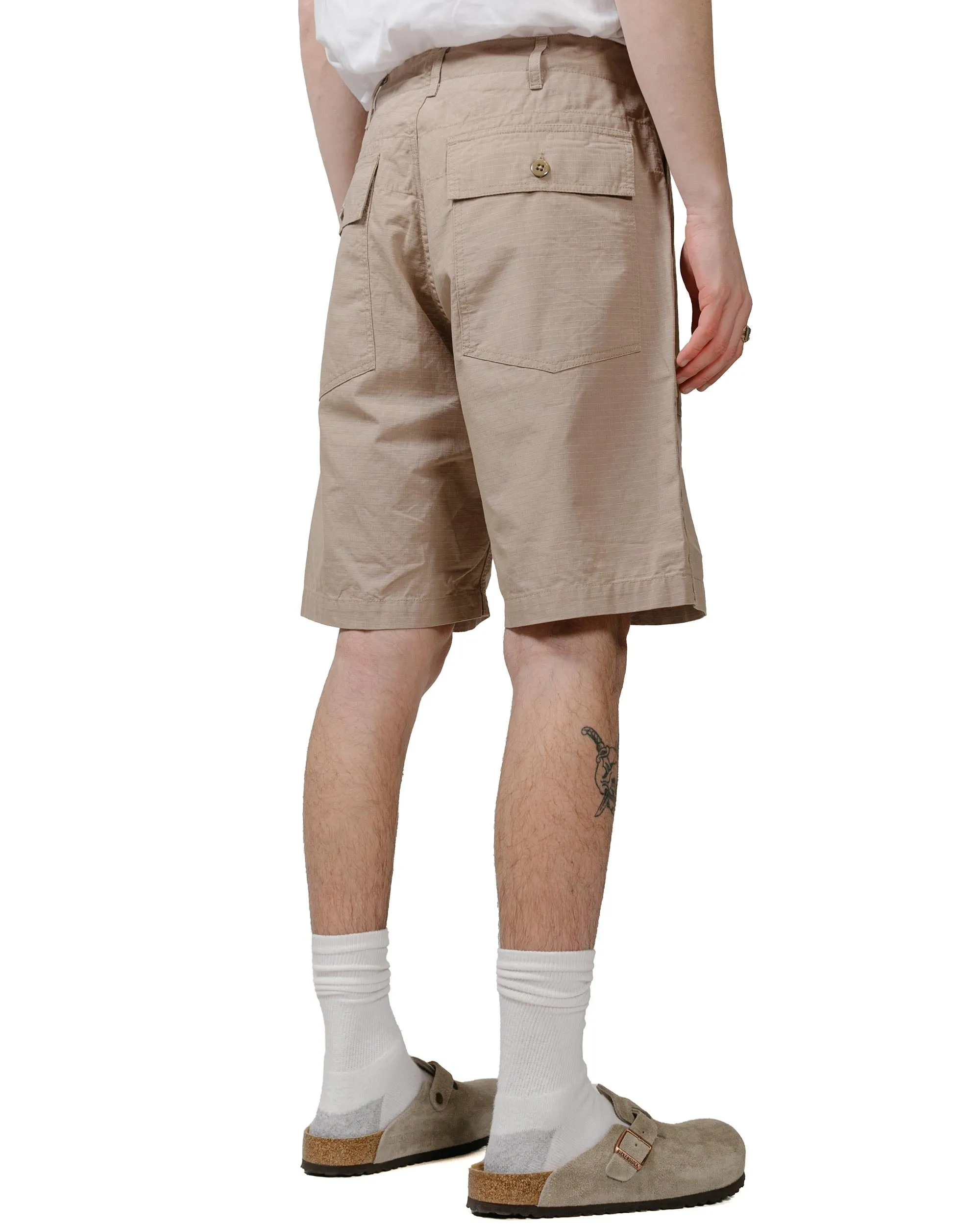 Engineered Garments Fatigue Short Khaki Cotton Ripstop sold by Lost & Found product image thumbnail 3