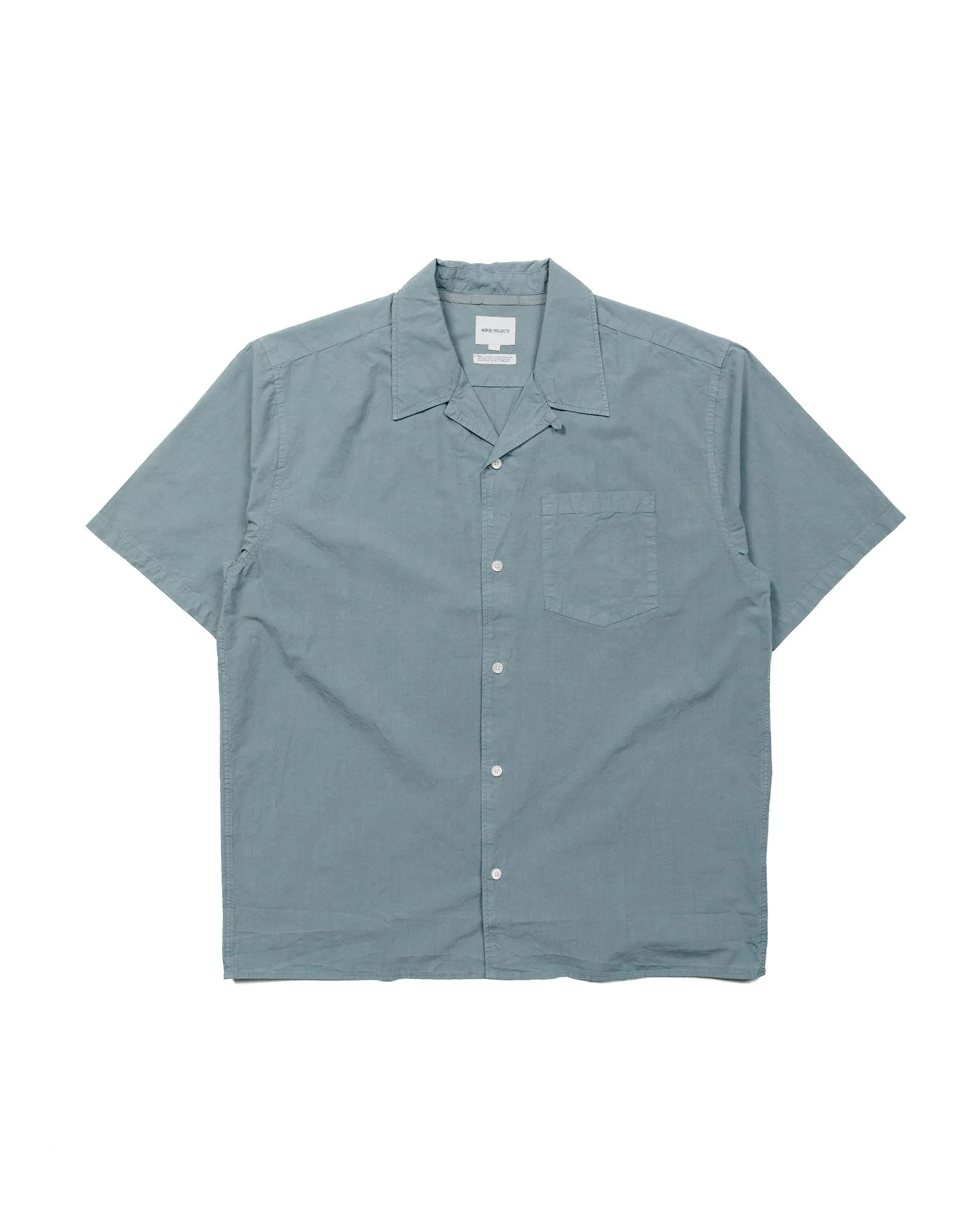 Norse Projects Carsten Tencel Light Stone Blue sold by Lost & Found