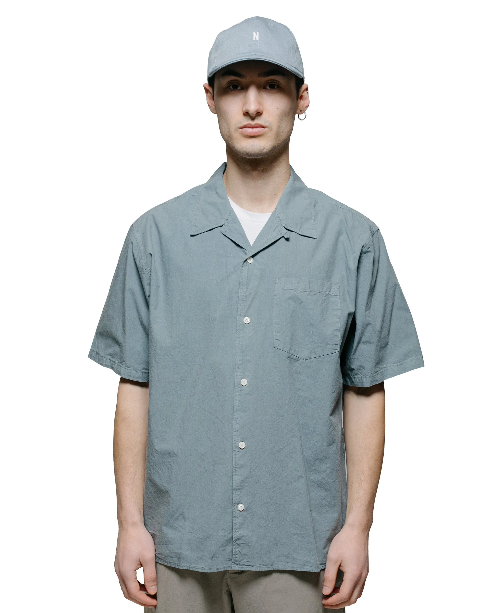 Norse Projects Carsten Tencel Light Stone Blue sold by Lost & Found product image thumbnail 2